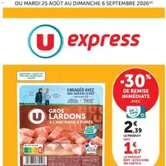 U Express catalogue - Prévisualisation du catalogue valable à partir du 25/08/2026
