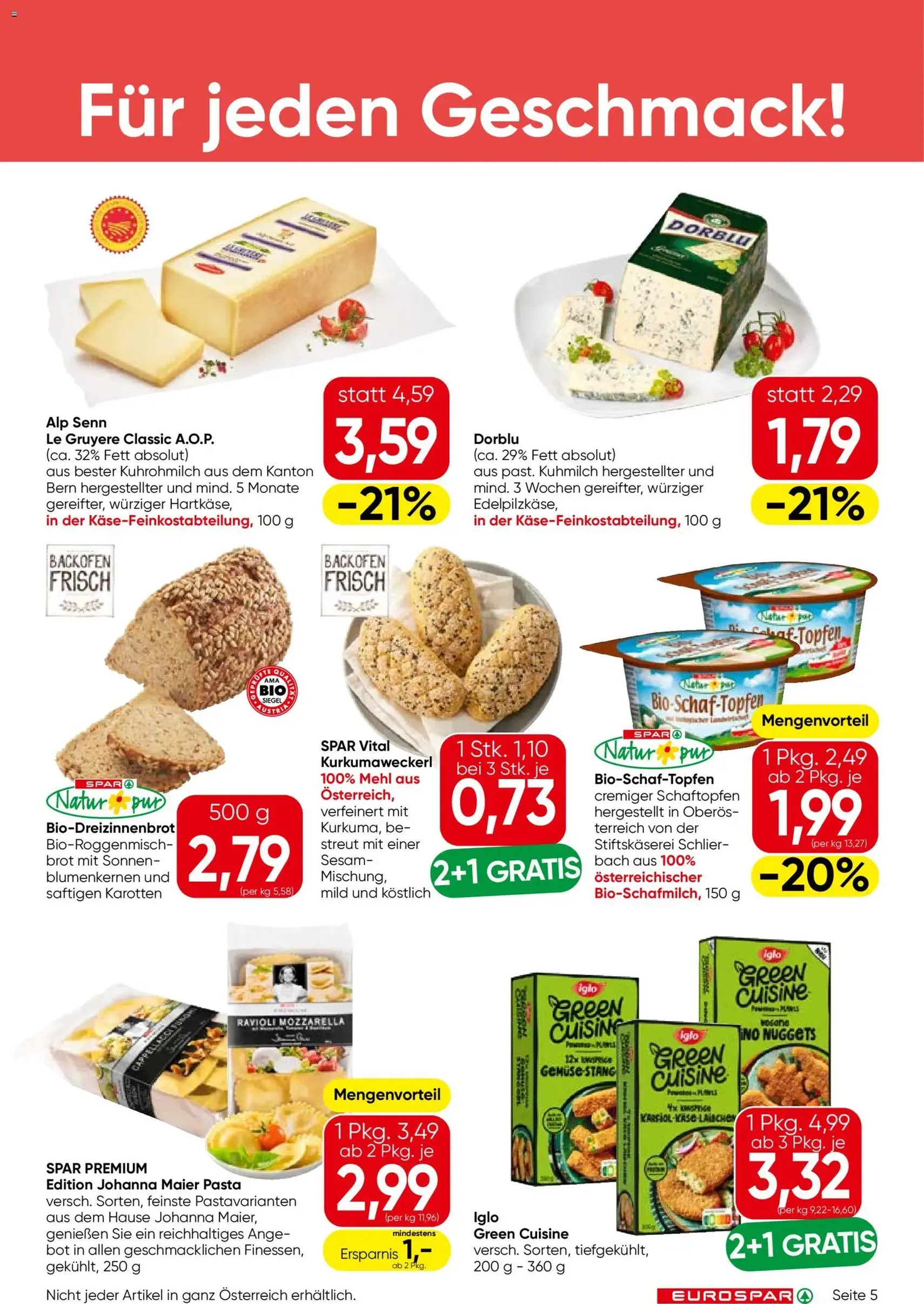 Eurospar Flugblatt - Gültiger Prospekt ab 26.02.2026, Seite 5 von insgesamt 16