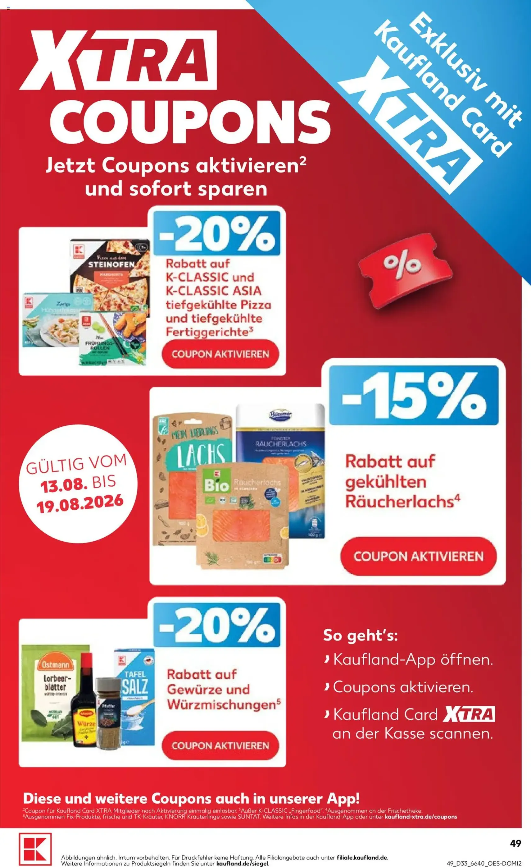 Kaufland Prospekt - Gültiger Prospekt ab 13.08.2026, Seite 49 von insgesamt 54