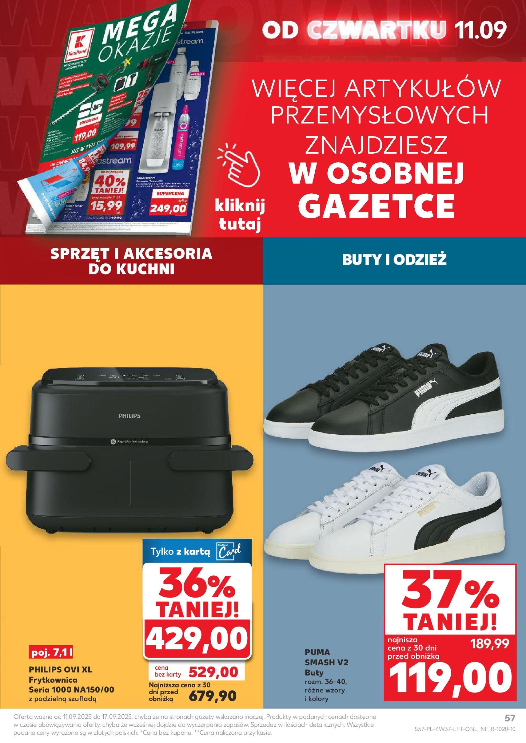 Kaufland gazetka - ważny gazetka od 11.09.2025 strona 57 z 61 Kaufland gazetka - ważny gazetka od 11.09.2025 strona 57 z 61