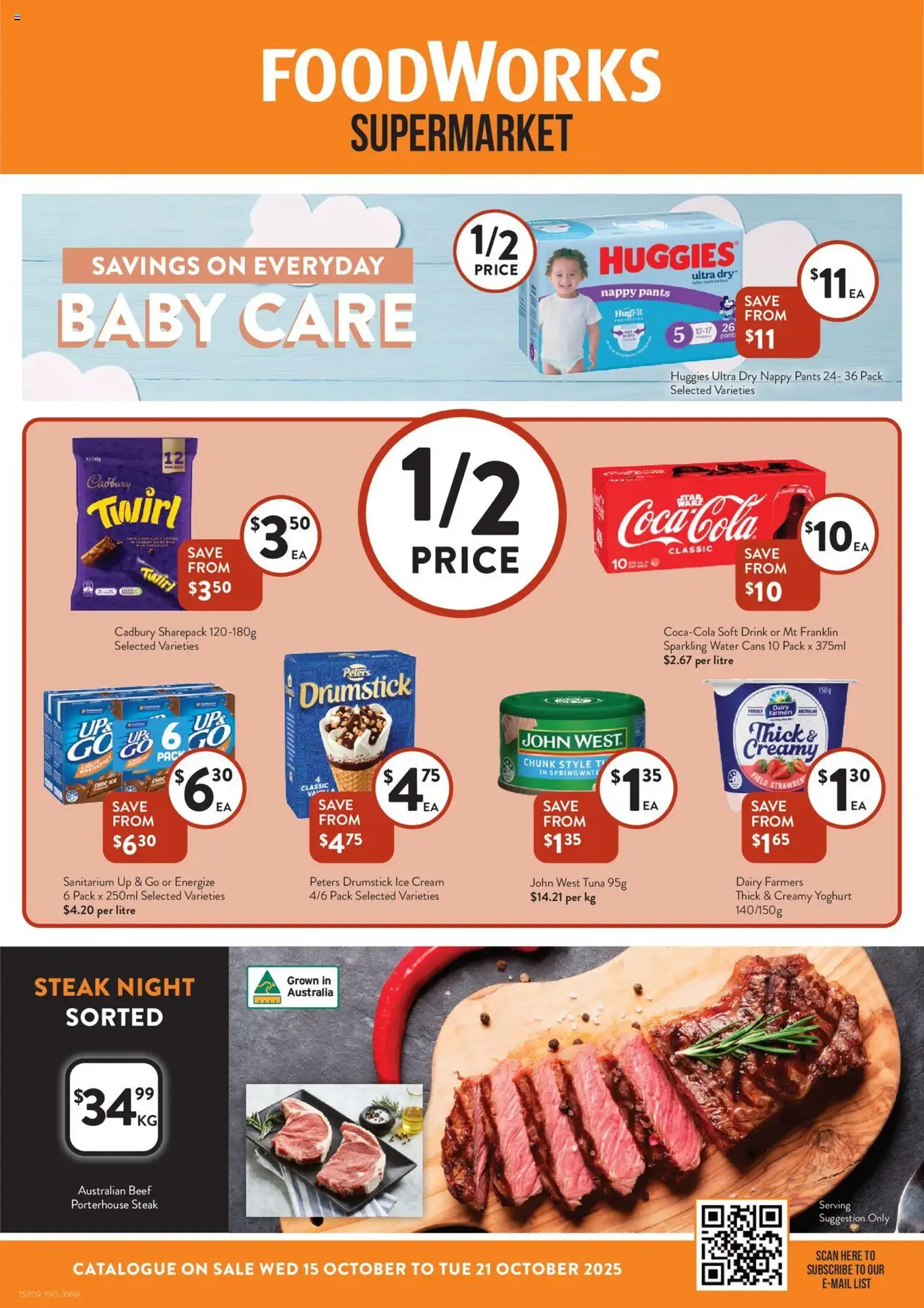 Foodworks Catalogue NSW - valid flyer from 15/10/2025, page 1 of 33 Foodworks Catalogue NSW - valid flyer from 15/10/2025, page 1 of 33