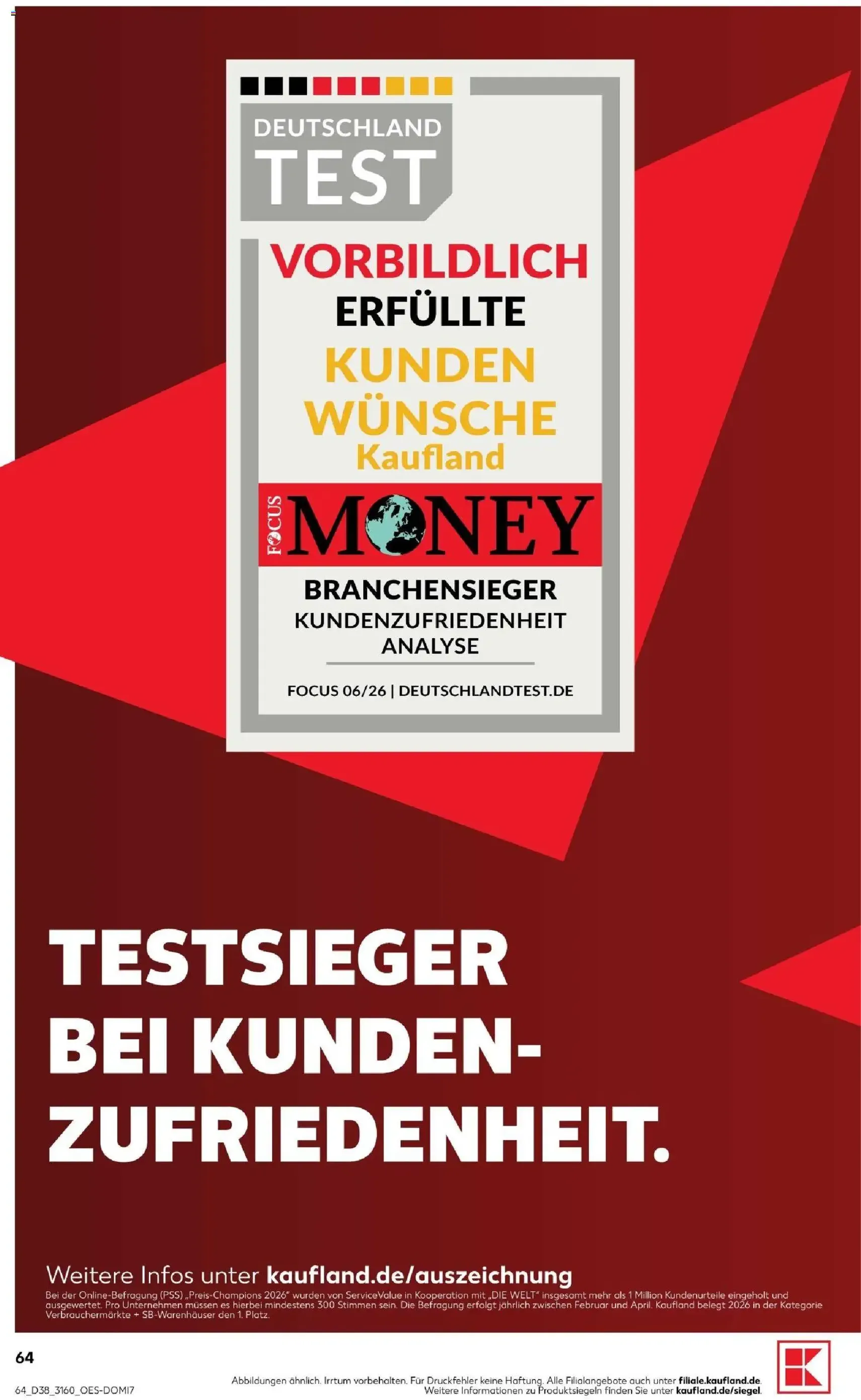 Kaufland Prospekt - Gültiger Prospekt ab 17.09.2026, Seite 64 von insgesamt 66