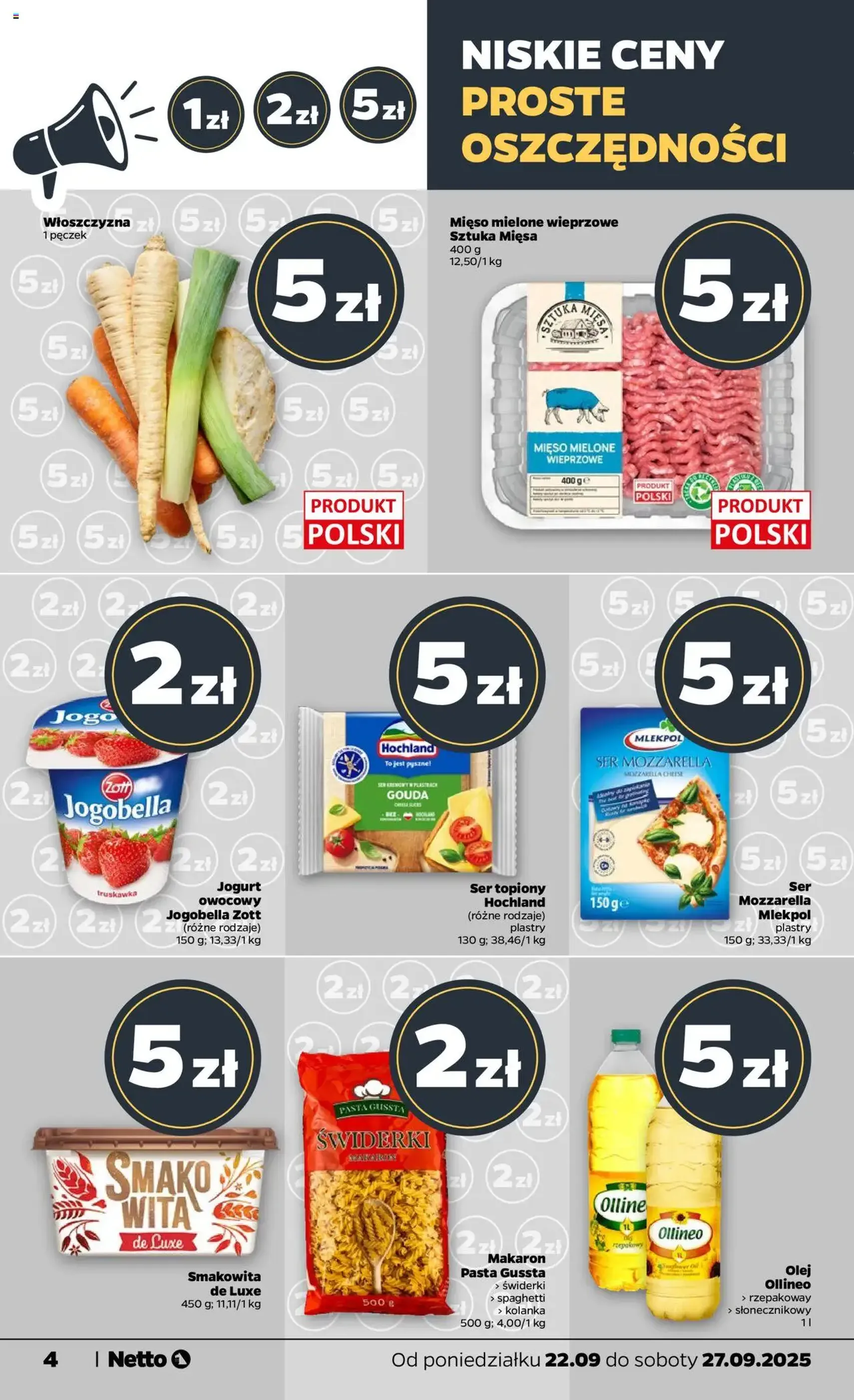 Netto gazetka - Spożywcza - ważny gazetka od 22.09.2025 strona 4 z 33 Netto gazetka - Spożywcza - ważny gazetka od 22.09.2025 strona 4 z 33