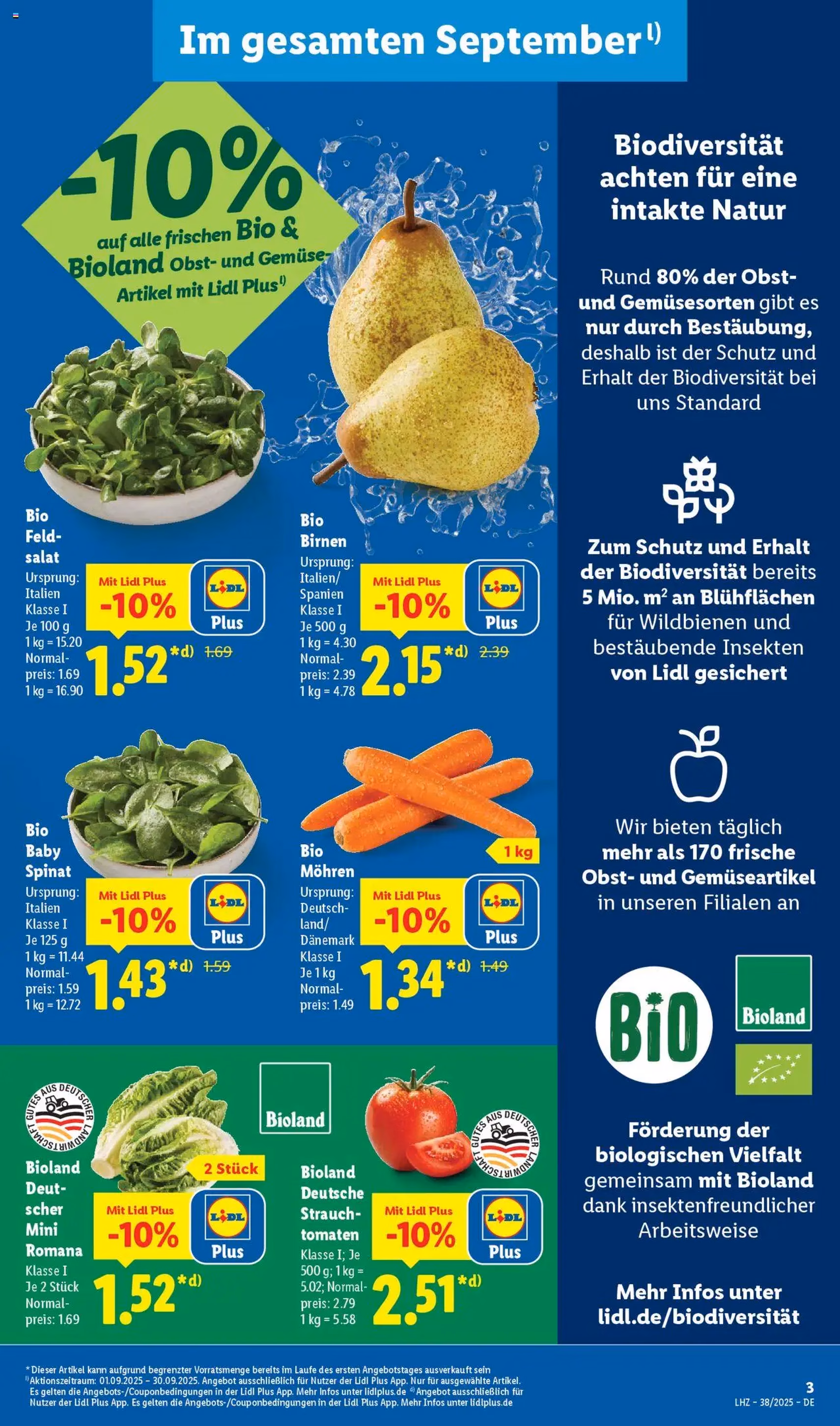 Lidl Prospekt - Gültiger Prospekt ab 15.09.2025, Seite 3 von insgesamt 68 Lidl Prospekt - Gültiger Prospekt ab 15.09.2025, Seite 3 von insgesamt 68