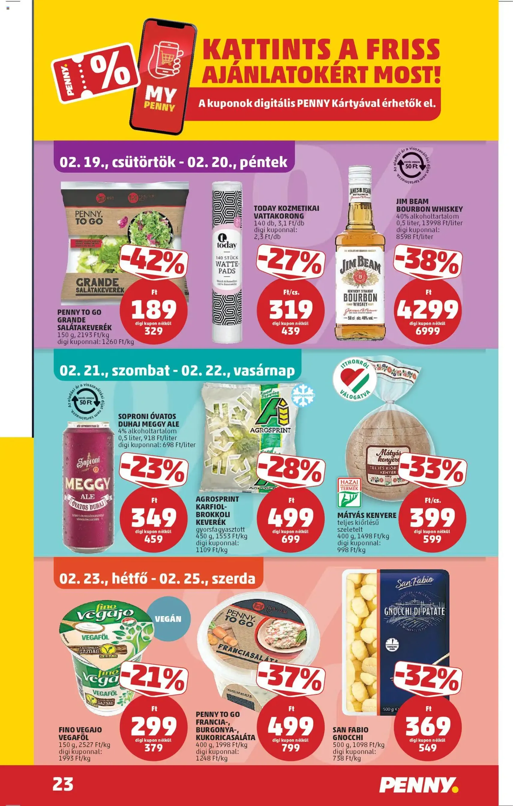 PENNY Akciós újság - 2026.02.19. érvényes szórólap 27 oldal 38 oldalból