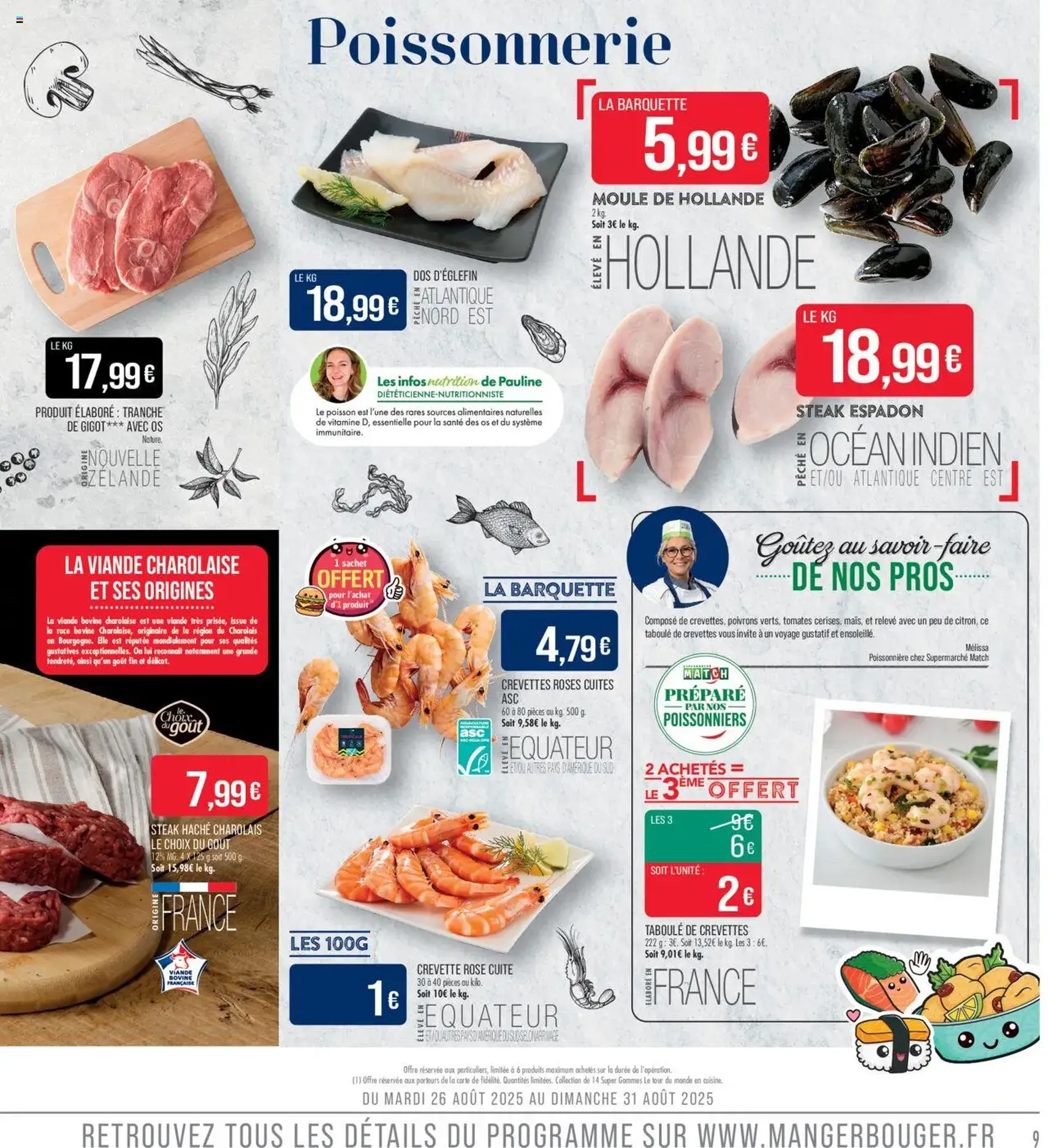 Match Supermarché catalogue - brochure valable à partir du 26/08/2025, page 9 sur 26 Match Supermarché catalogue - brochure valable à partir du 26/08/2025, page 9 sur 26