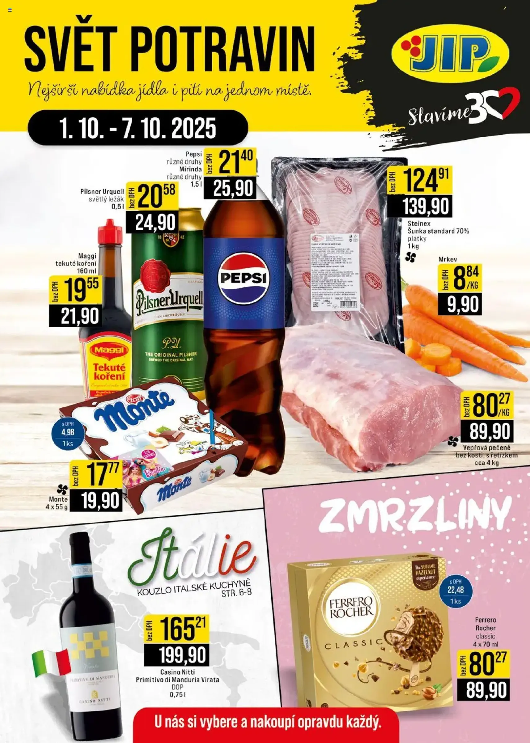 Jip leták - Cash & Carry - platný leták od 01.10.2025 strana 1 z 24