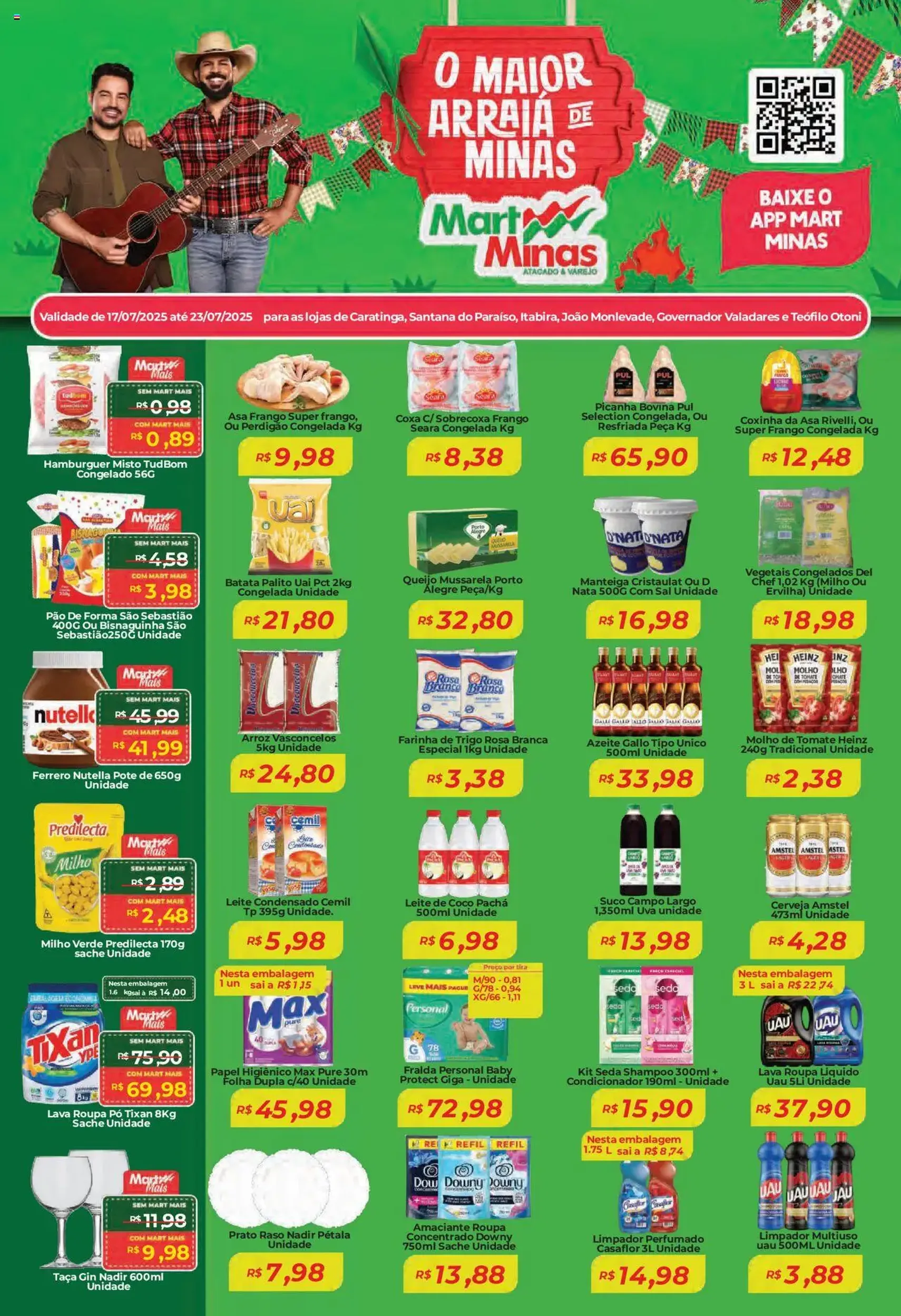 Mart Minas - Ofertas da semana - folheto válido a partir de 17/07/2025 página 1 de 8