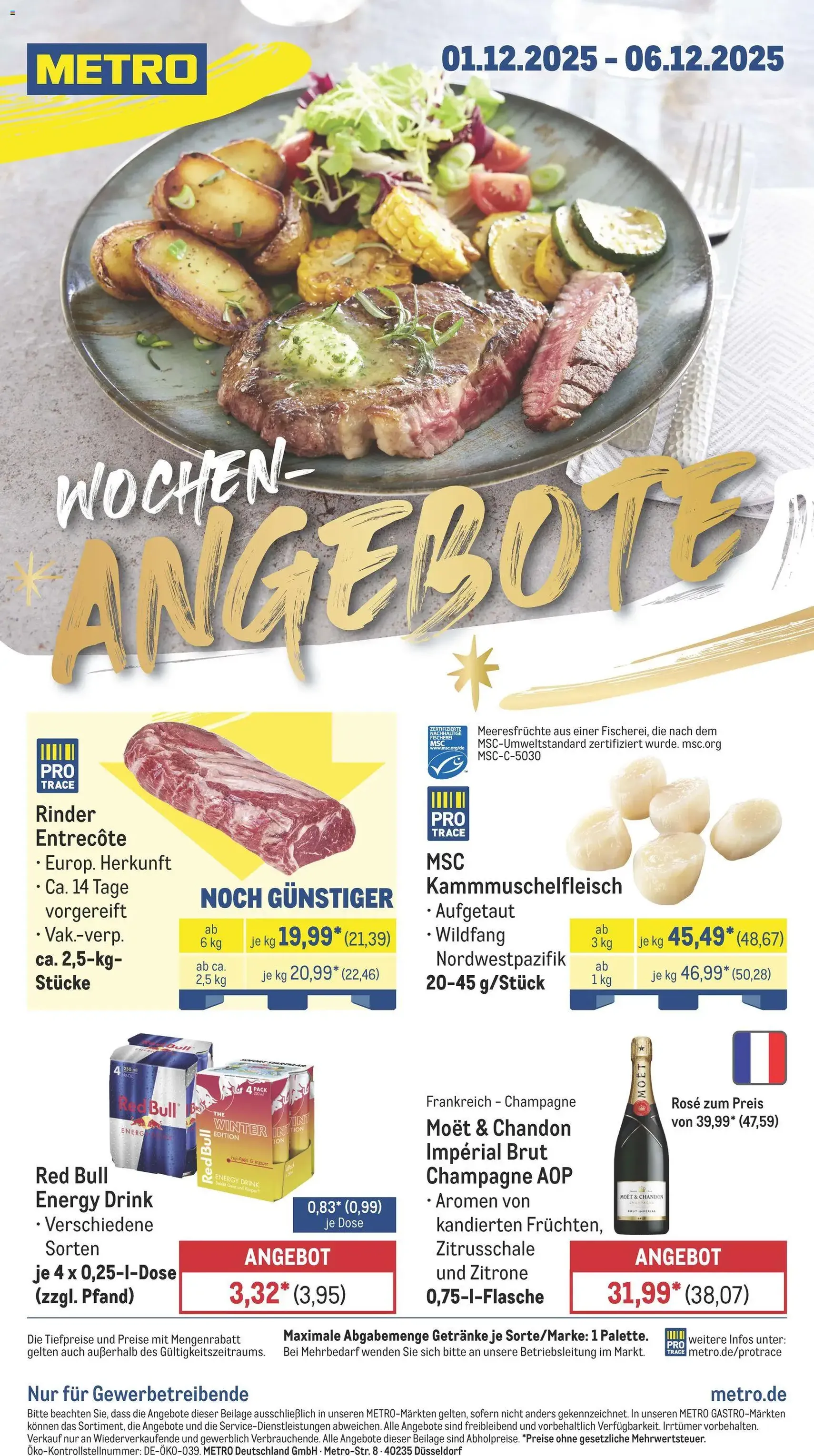 Metro Prospekt - Gültiger Prospekt ab 01.12.2025, Seite 1 von insgesamt 26