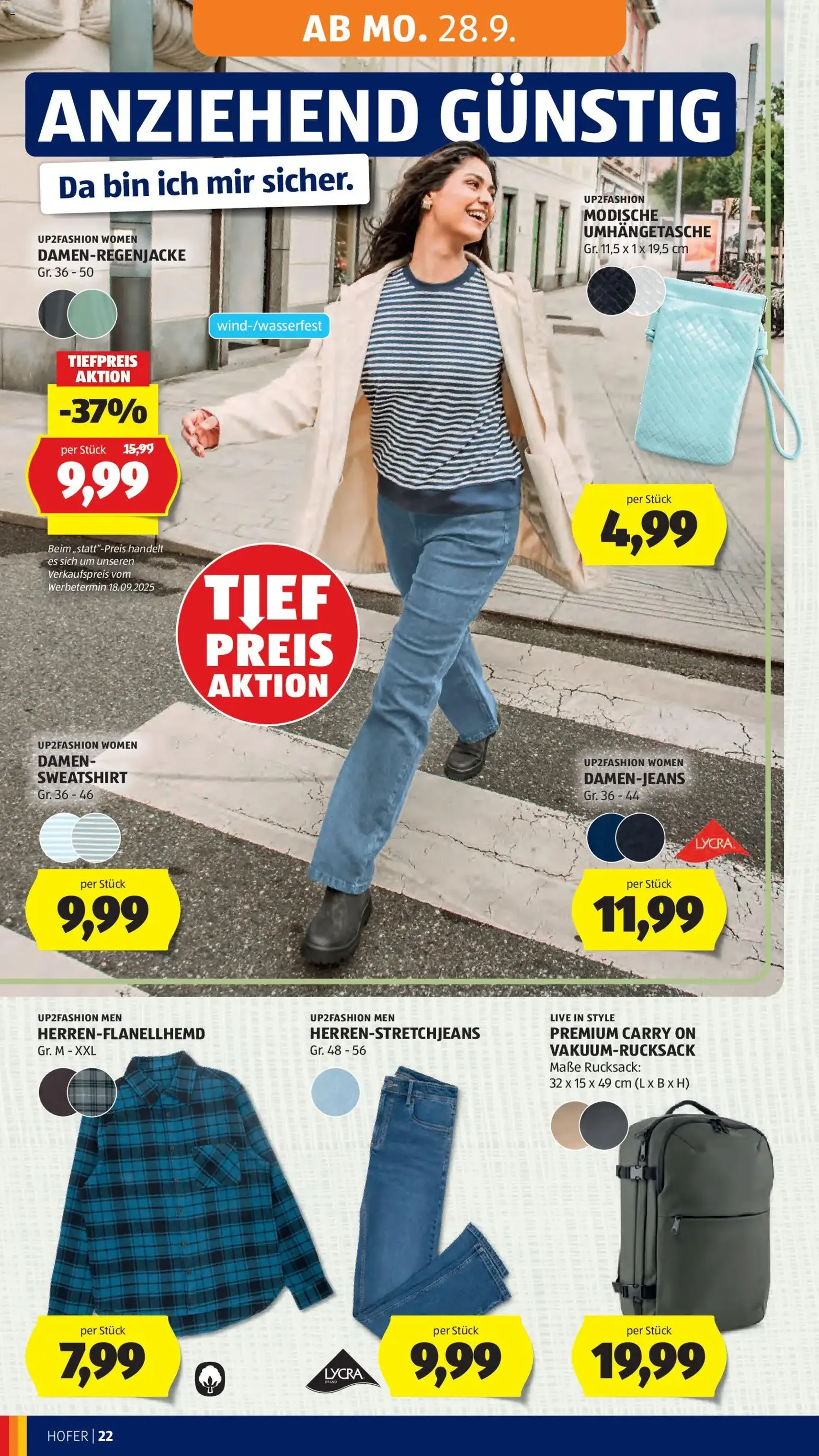 Hofer Flugblatt - Gültiger Prospekt ab 25.09.2026, Seite 30 von insgesamt 49