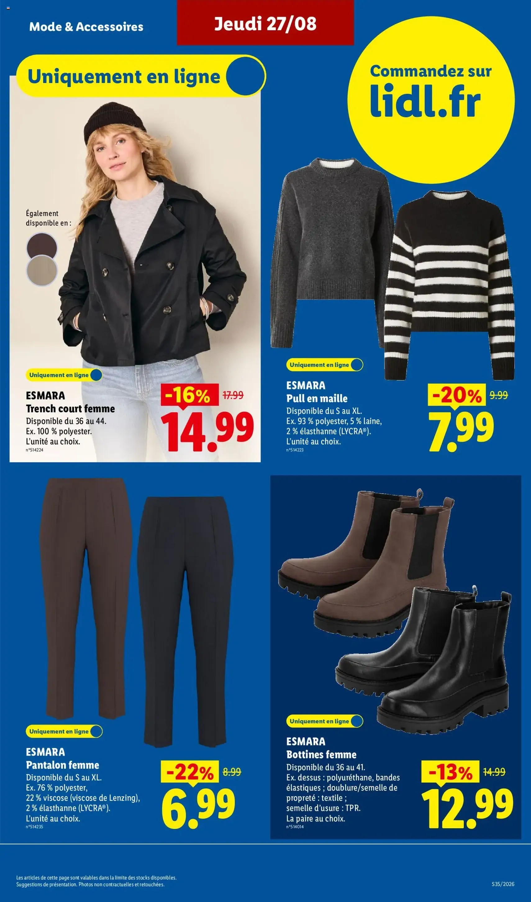 LIDL catalogue - brochure valable à partir du 27/08/2026, page 35 sur 61