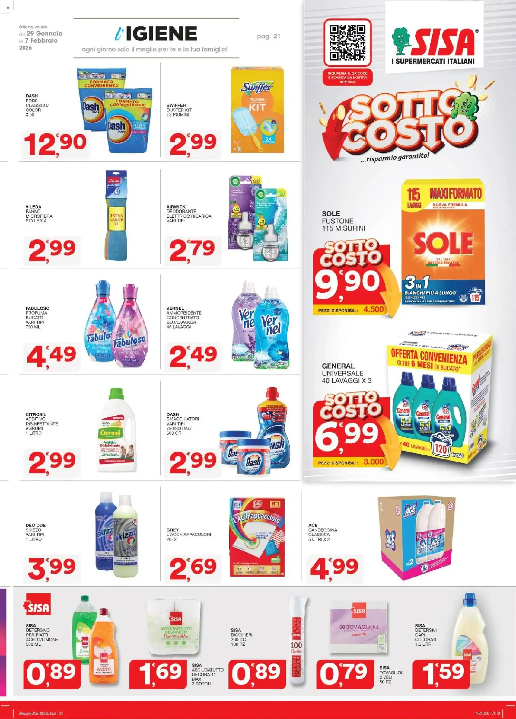 Volantino SISA - volantino valido dal 29/01/2026 pagina 21 di 24
