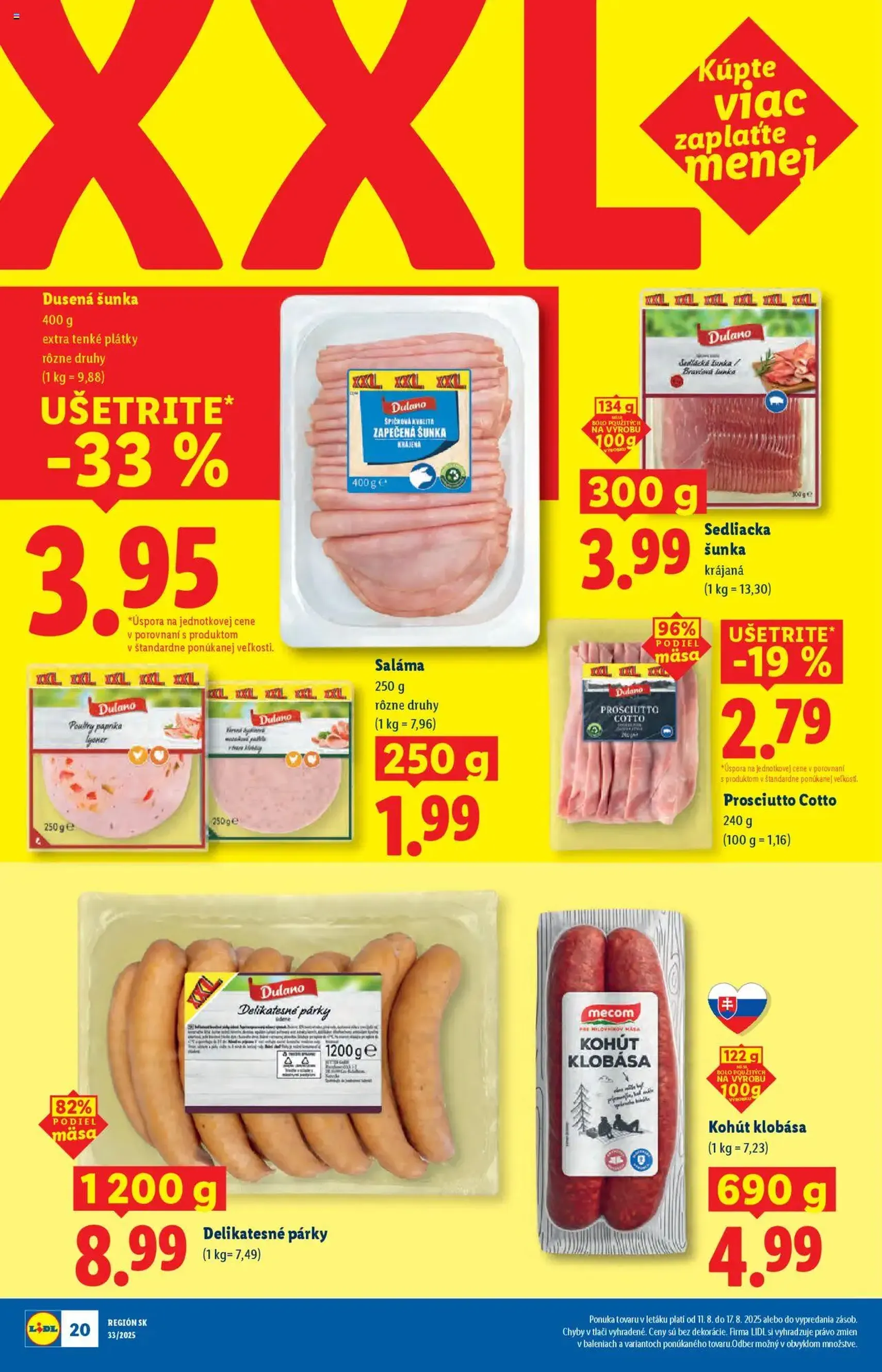 Lidl leták - platný leták od 11.08.2025 strana 20 z 93