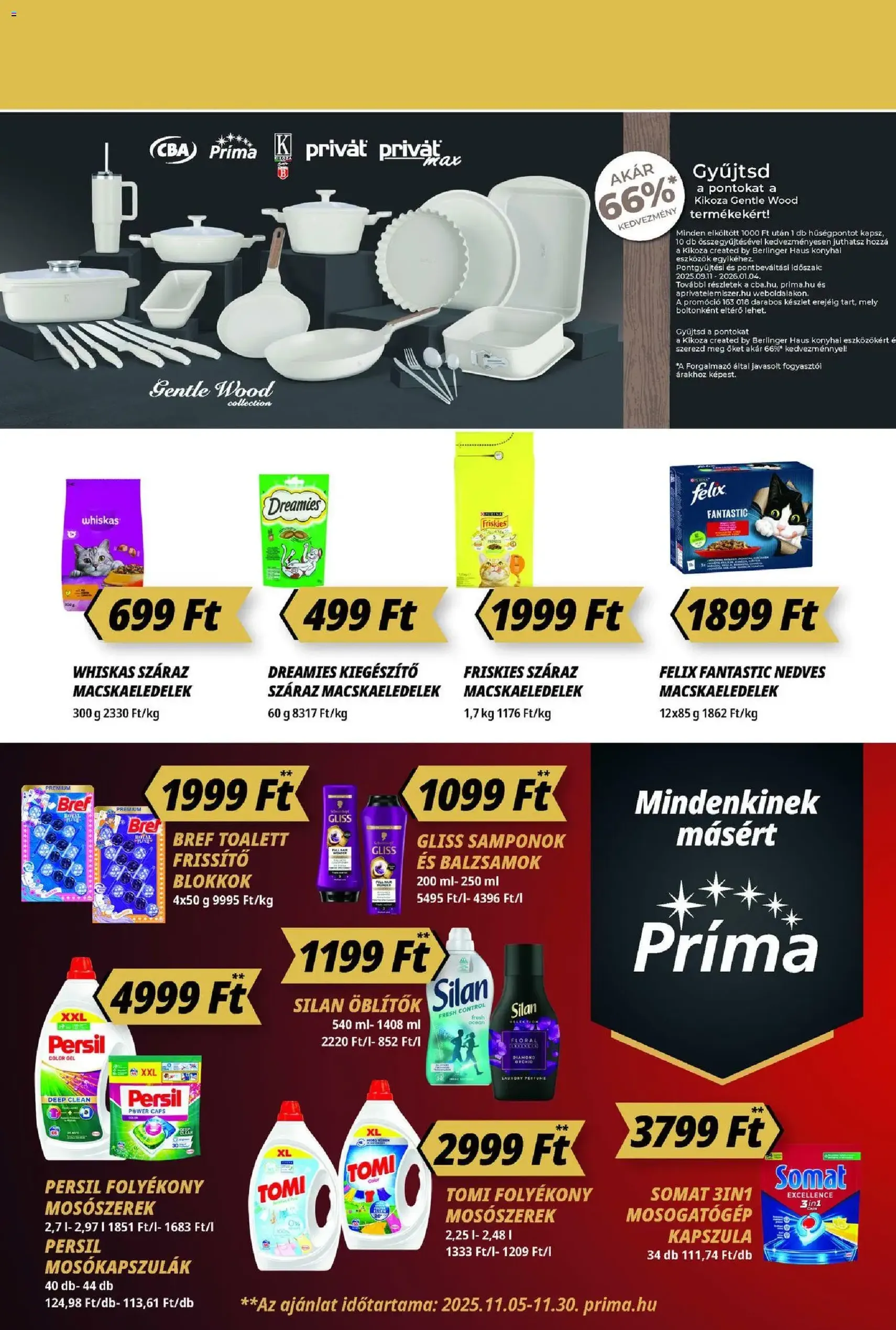 CBA Príma Akciós újság - 2025.11.13. érvényes szórólap 14 oldal 16 oldalból