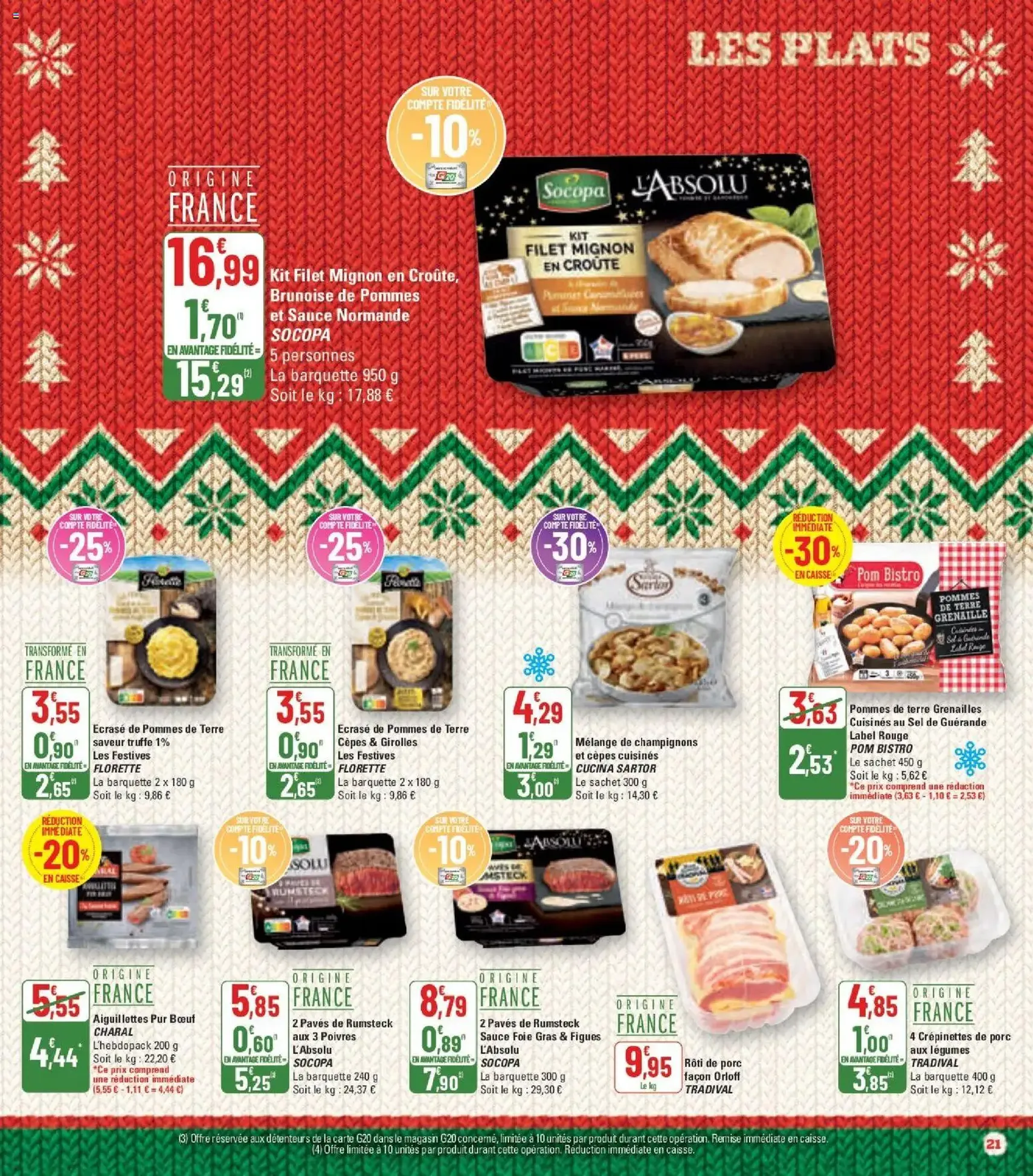 G20 Supermarchés catalogue - brochure valable à partir du 17/12/2025, page 21 sur 37