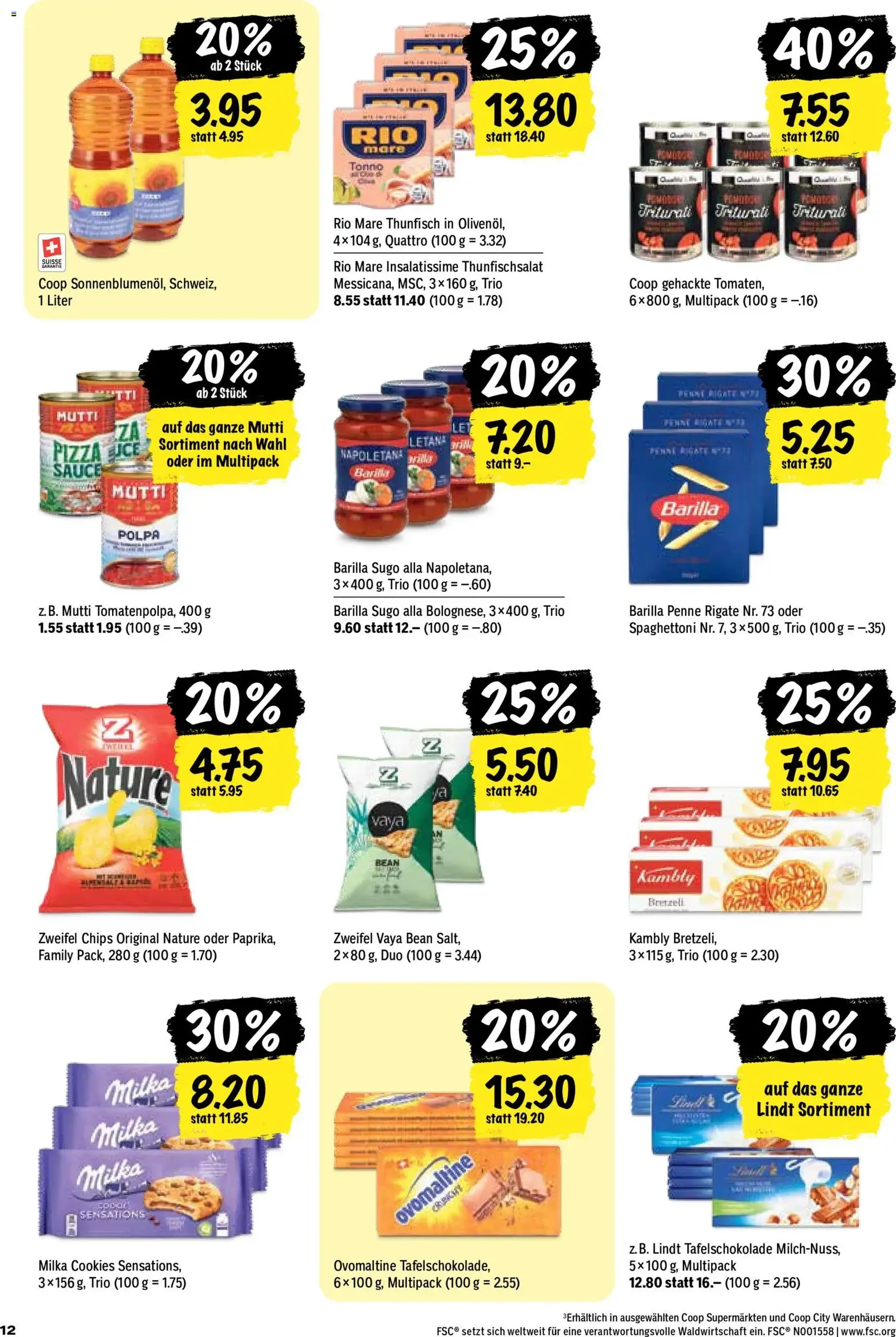 Coop aktionen - Gültiger Prospekt ab 08.10.2026, Seite 12 von insgesamt 24
