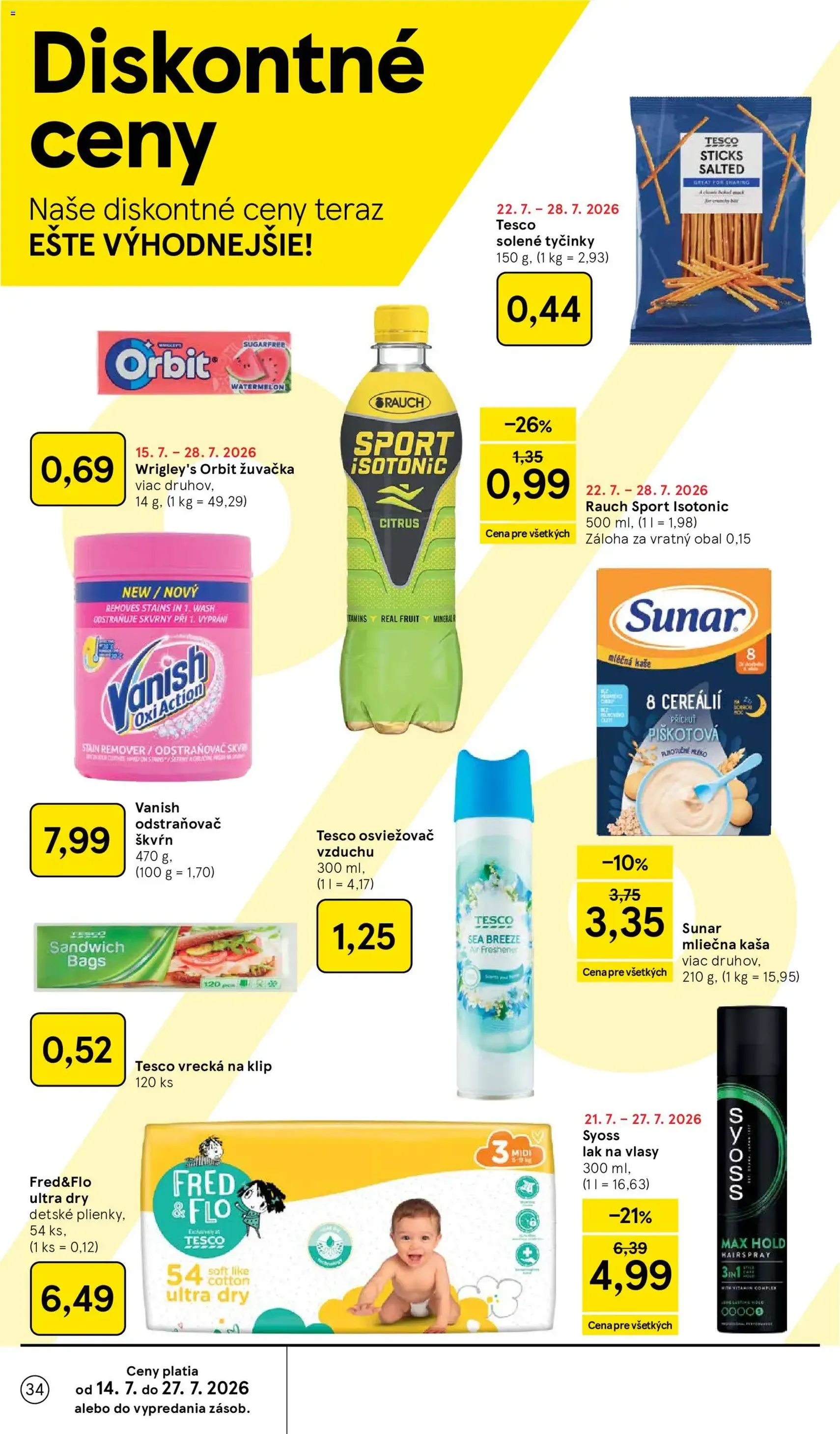 Tesco Hypermarket - leták - platný leták od 22.07.2026 strana 34 z 50