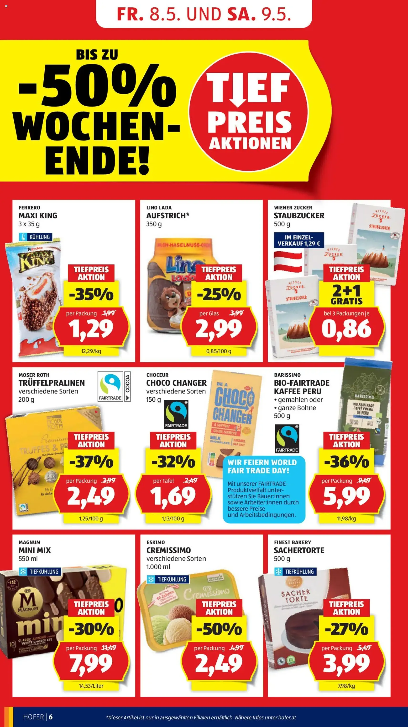 Hofer Flugblatt - Gültiger Prospekt ab 06.05.2026, Seite 8 von insgesamt 46