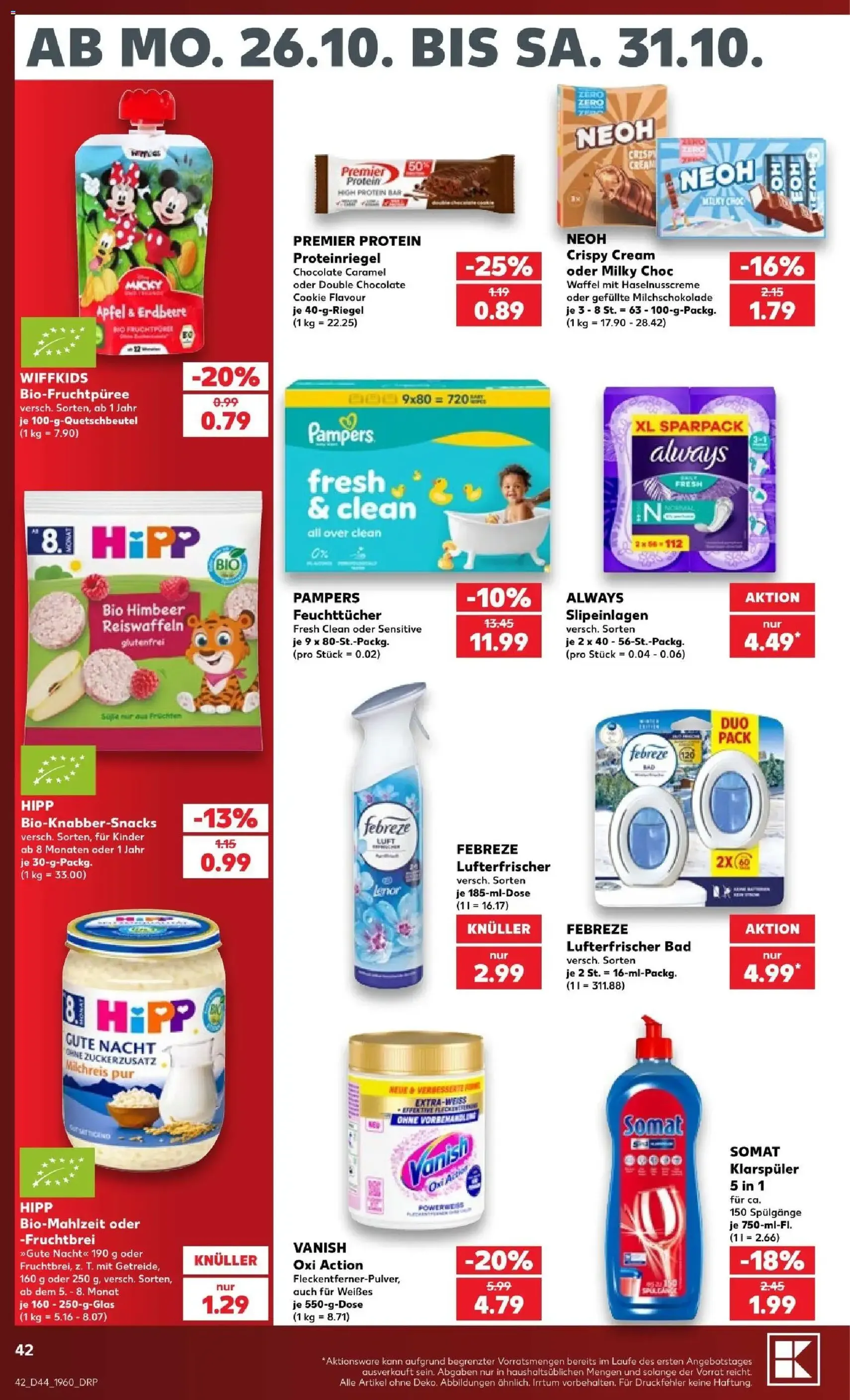 Kaufland Prospekt - Gültiger Prospekt ab 26.10.2026, Seite 42 von insgesamt 76