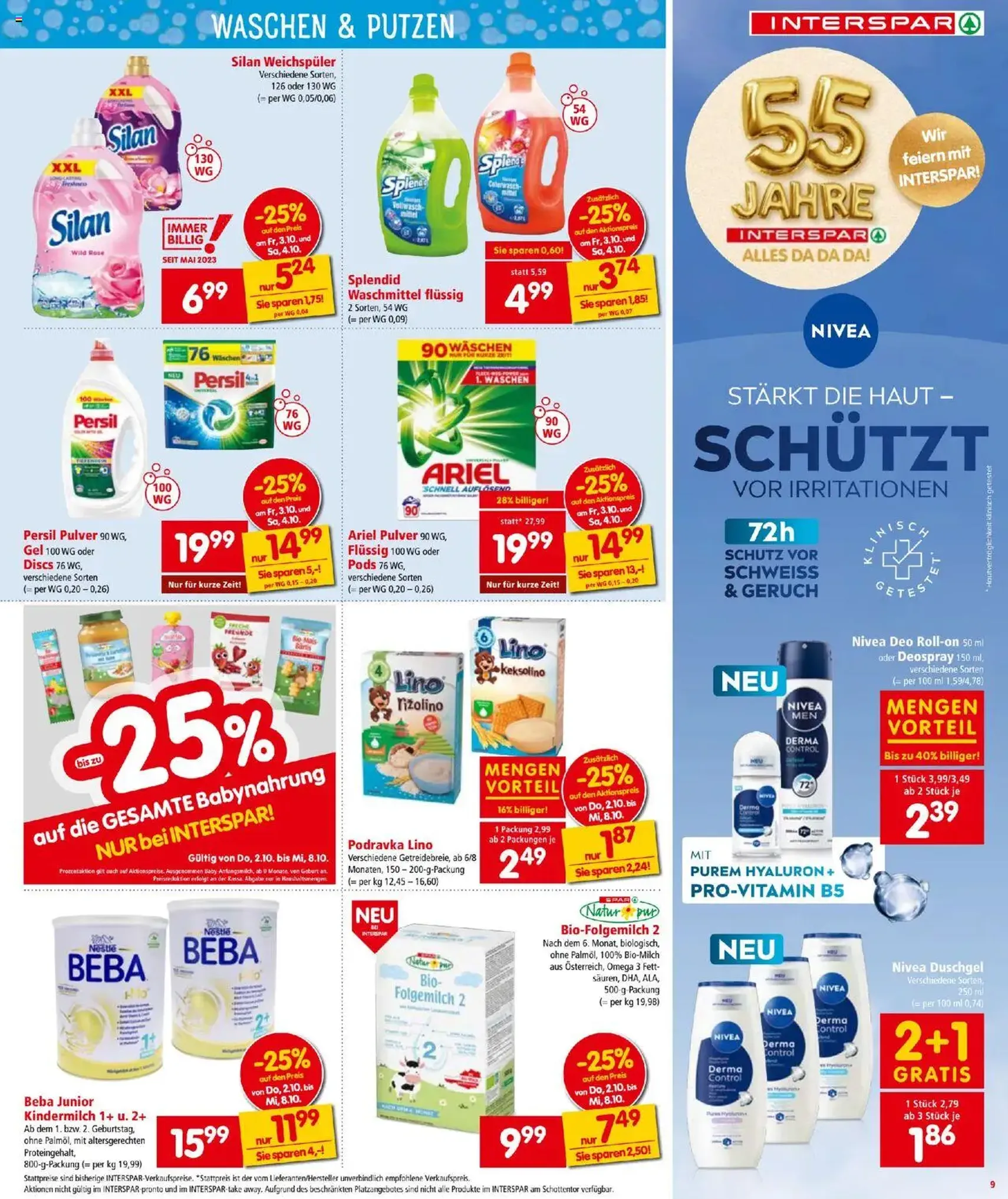 Interspar Flugblatt - Gültiger Prospekt ab 02.10.2025, Seite 9 von insgesamt 16