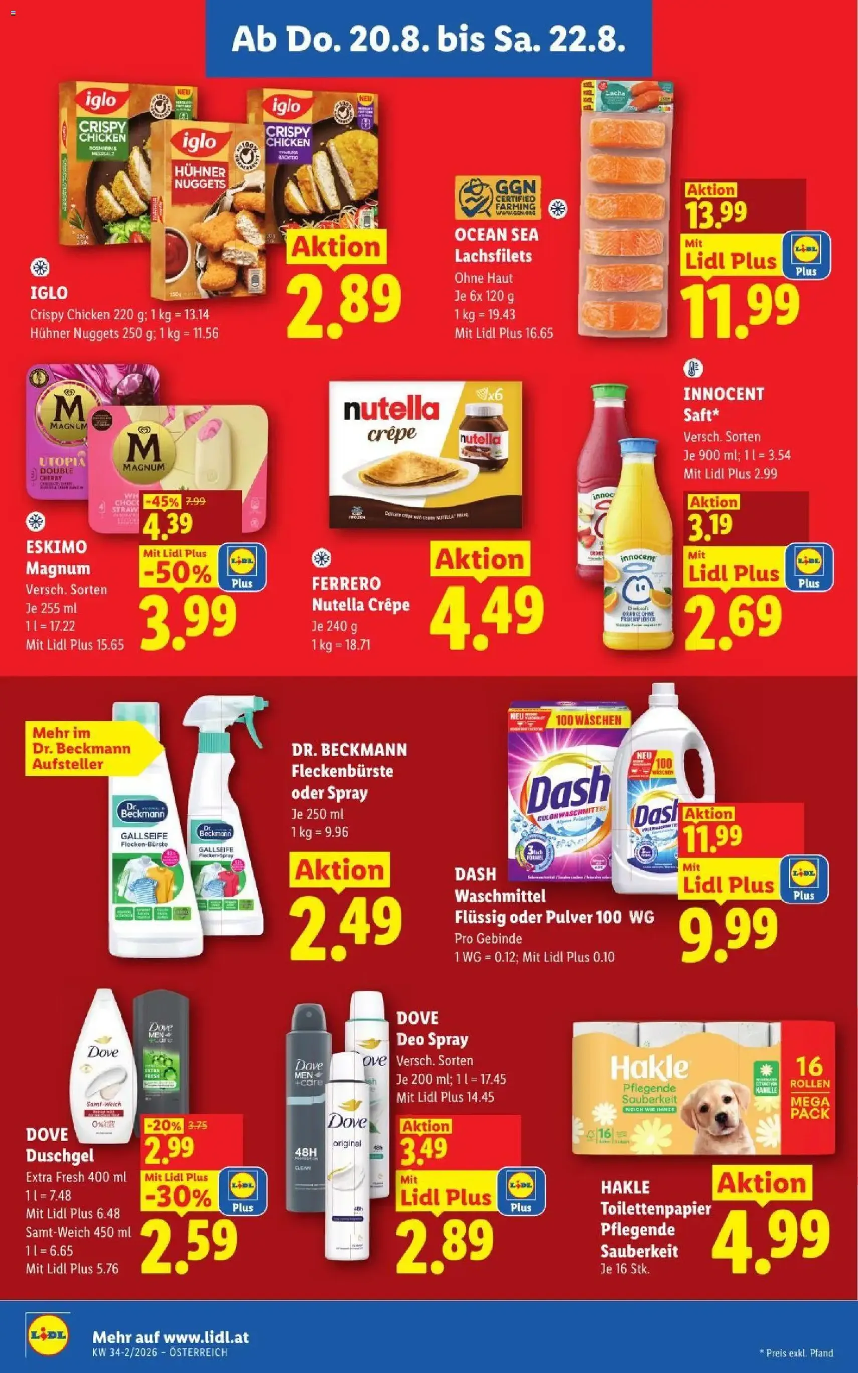 Lidl - Flugblatt - Gültiger Prospekt ab 20.08.2026, Seite 12 von insgesamt 55