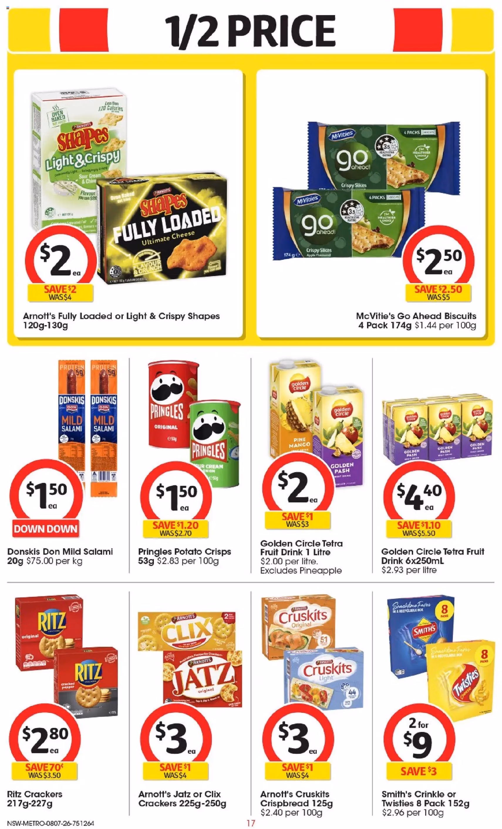 Coles catalogue - valid flyer from 08/07/2026, page 17 of 50