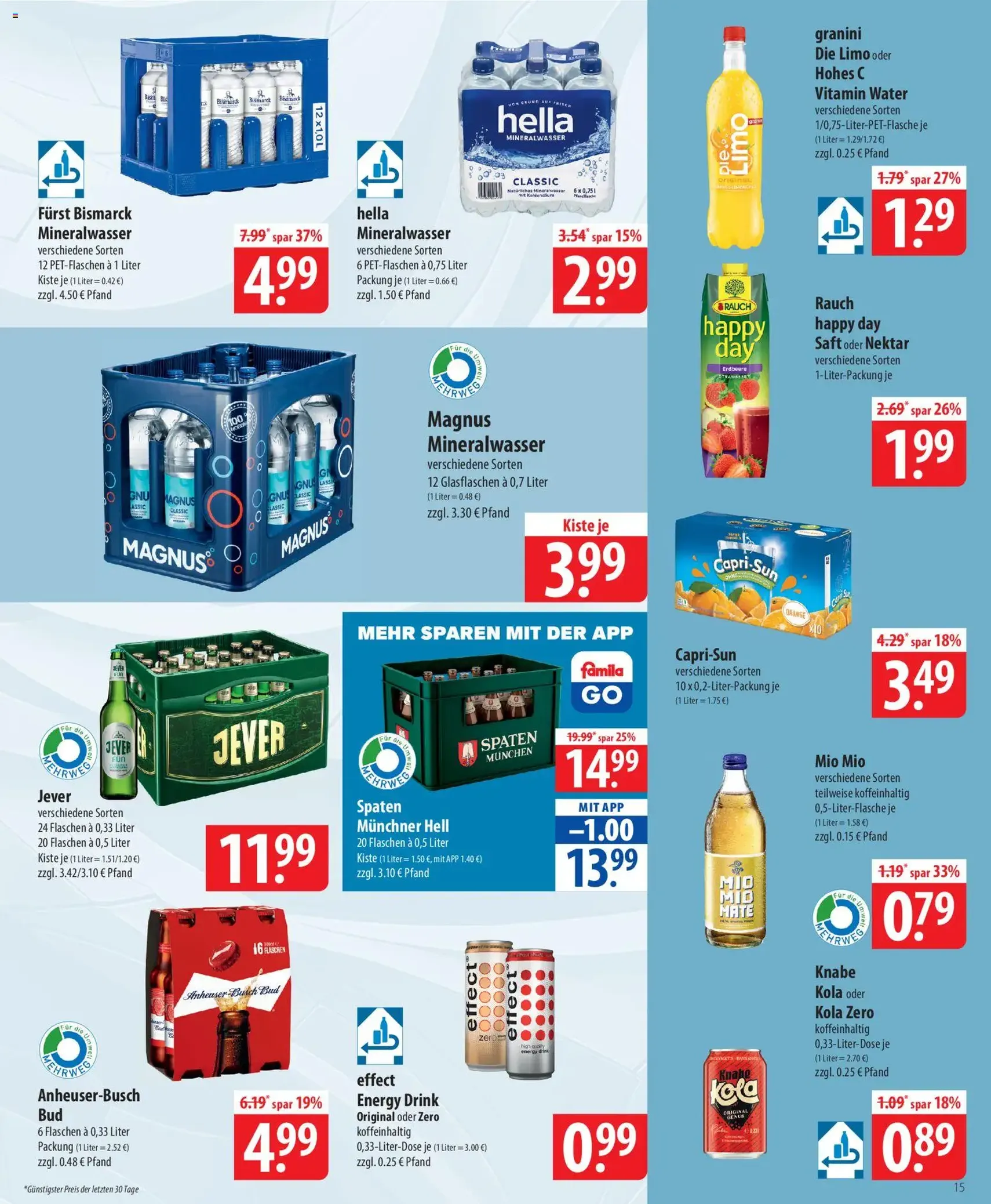 Famila Prospekt - Gültiger Prospekt ab 04.05.2026, Seite 15 von insgesamt 24