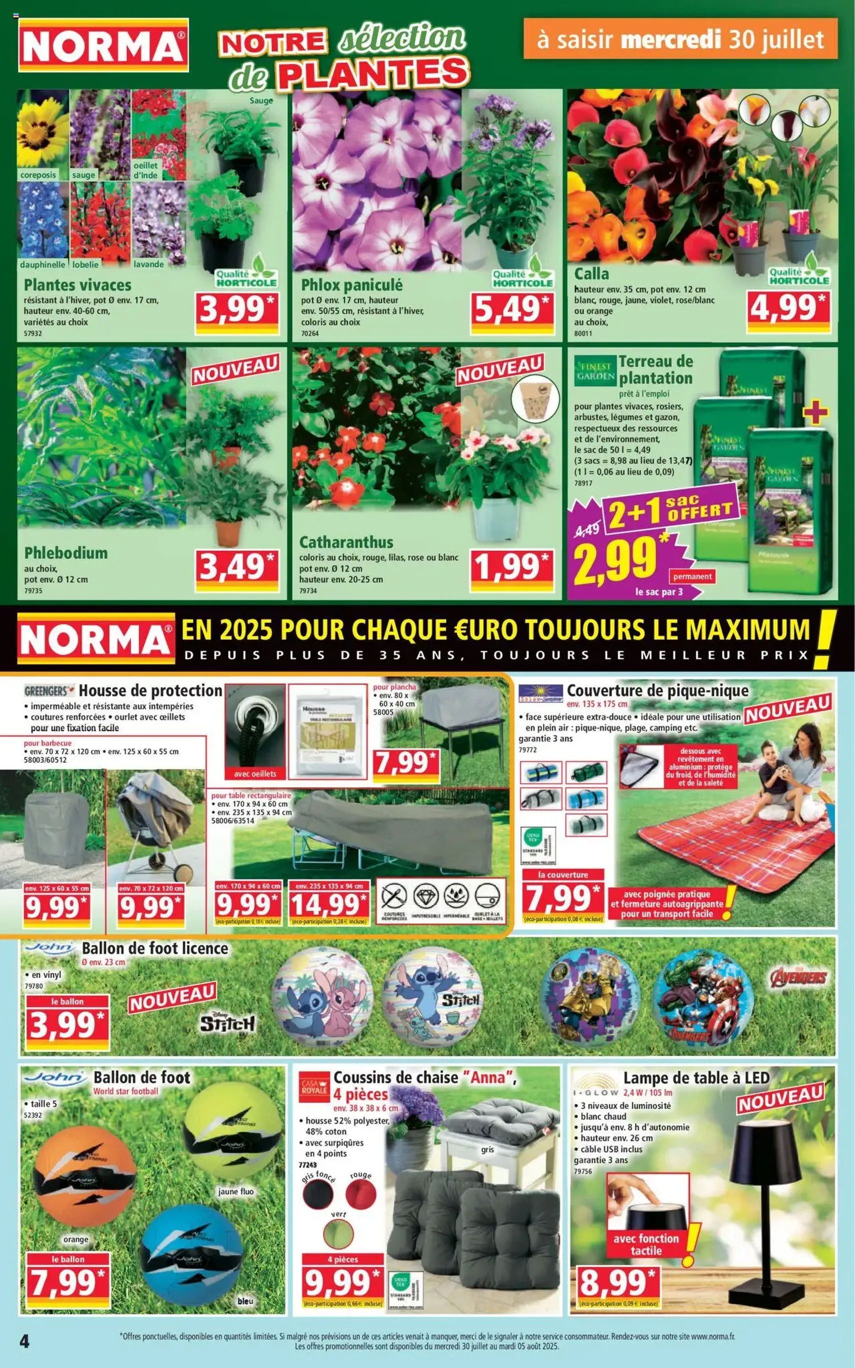 Norma catalogue - brochure valable à partir du 30/07/2025, page 4 sur 12 Norma catalogue - brochure valable à partir du 30/07/2025, page 4 sur 12
