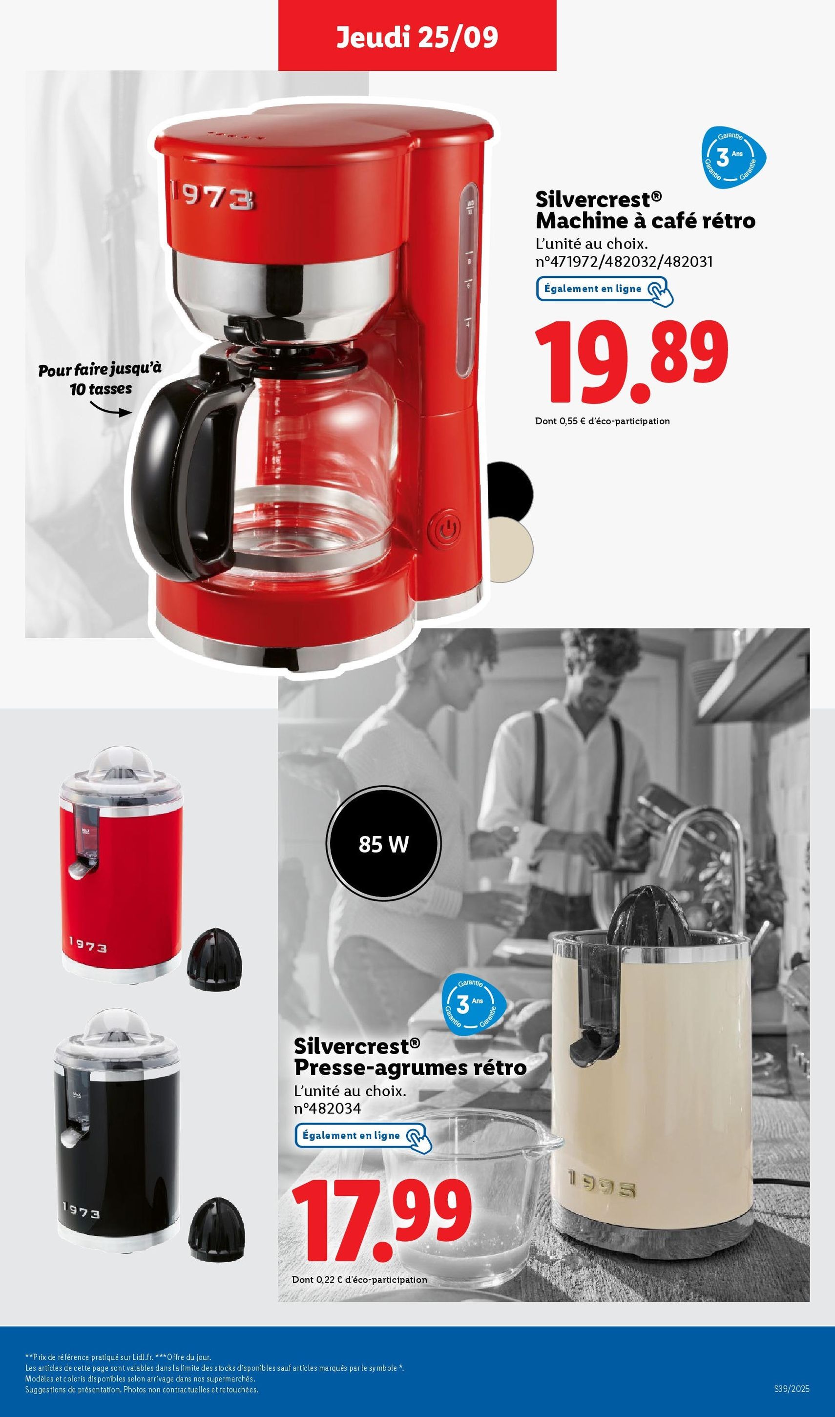 LIDL catalogue semaine 39 - brochure valable à partir du 25/09/2025, page 45 sur 73