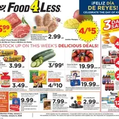 Food 4 Less Weekly Ad - Flyer preview valid from 01/02/2026