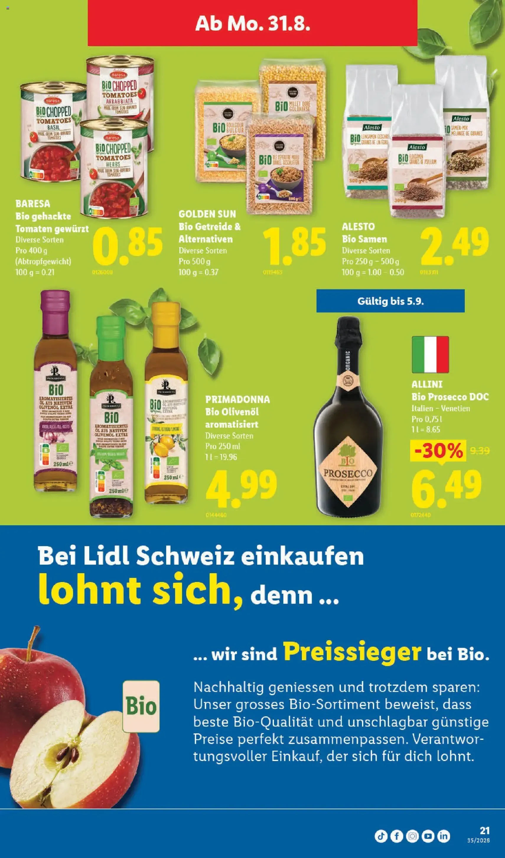 Lidl aktionen - Gültiger Prospekt ab 27.08.2026, Seite 25 von insgesamt 37