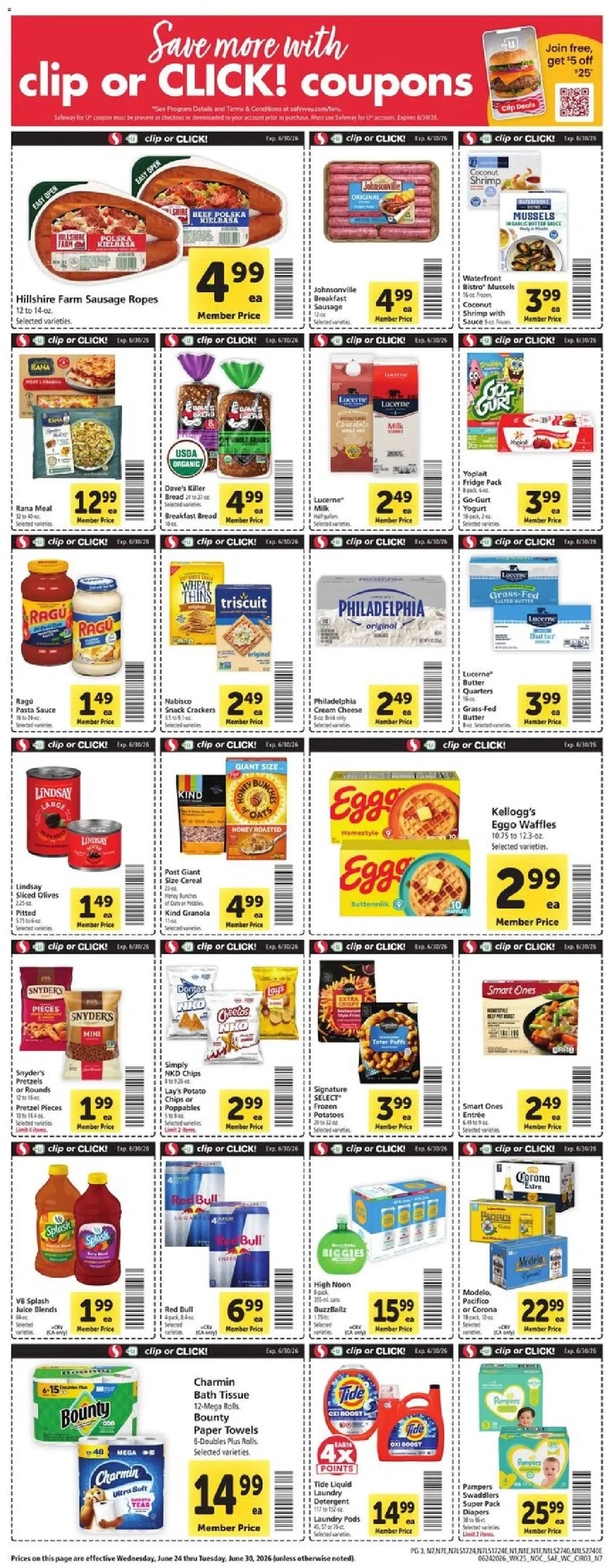 Safeway Weekly Ad - valid flyer from 06/24/2026, page 5 of 12