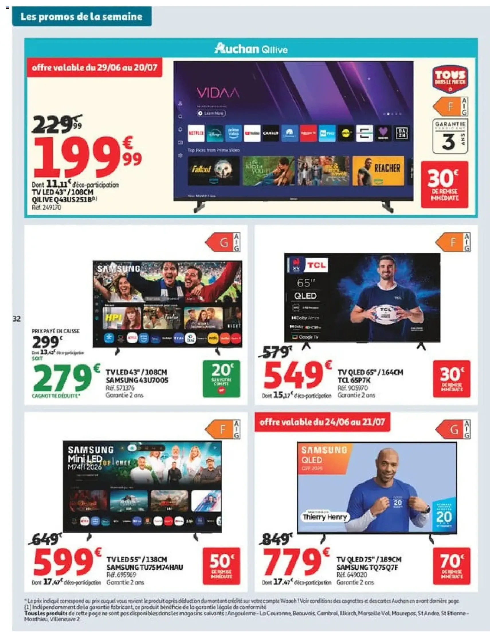 Auchan prospectus - brochure valable à partir du 07/07/2026, page 32 sur 54