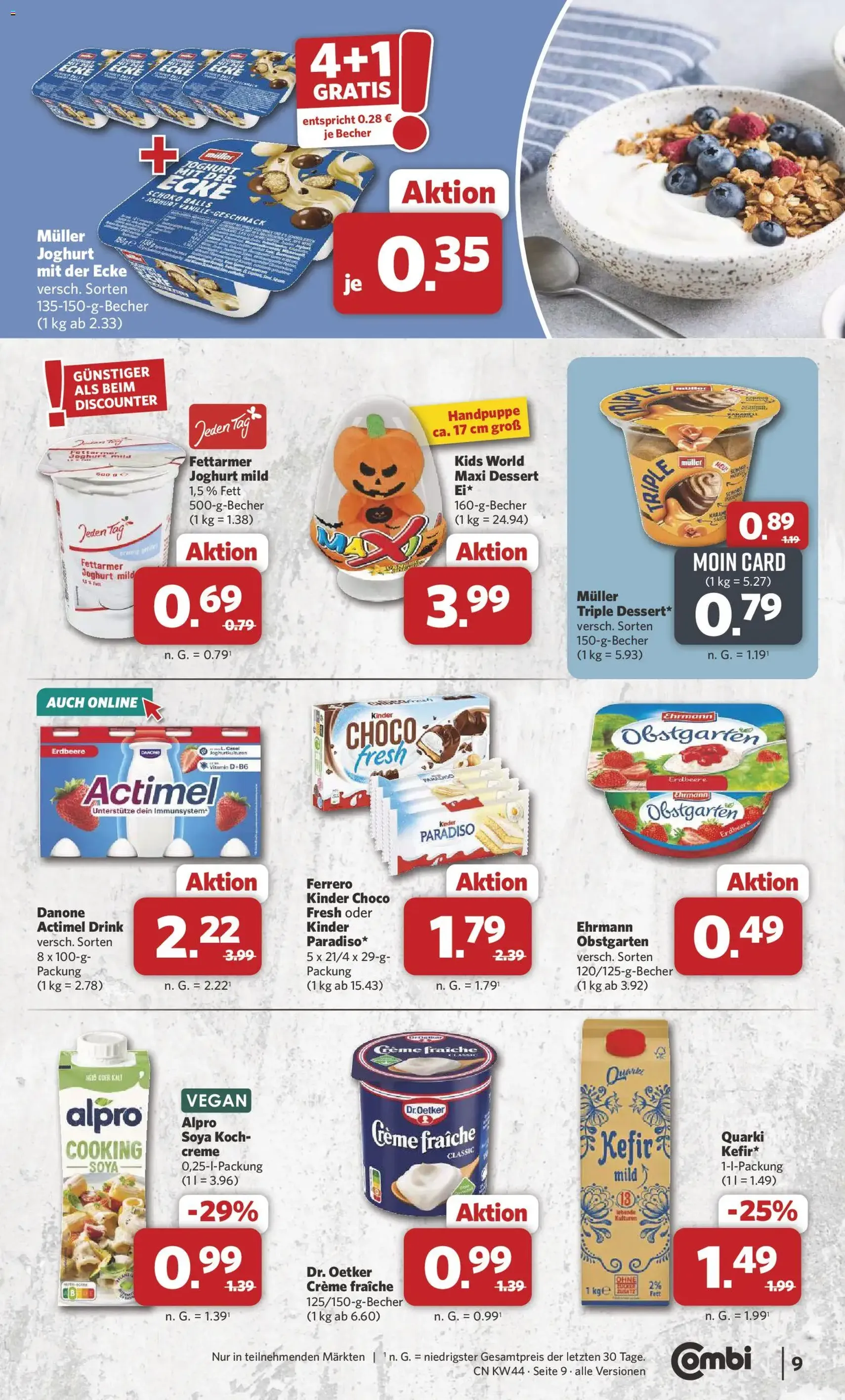 Combi Prospekt - Gültiger Prospekt ab 26.10.2026, Seite 9 von insgesamt 39