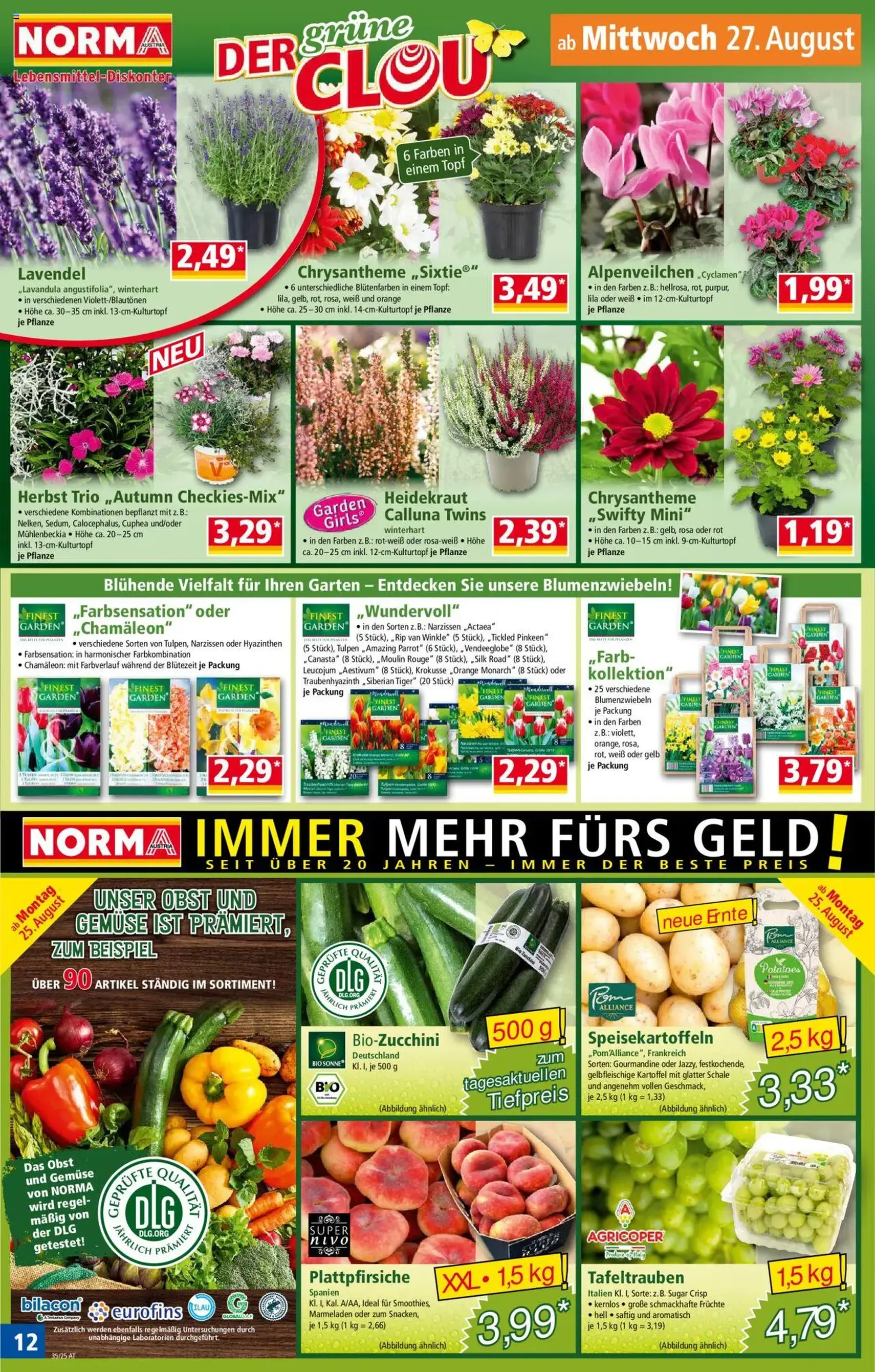 Norma Flugblatt - Gültiger Prospekt ab 25.08.2025, Seite 12 von insgesamt 18 Norma Flugblatt - Gültiger Prospekt ab 25.08.2025, Seite 12 von insgesamt 18