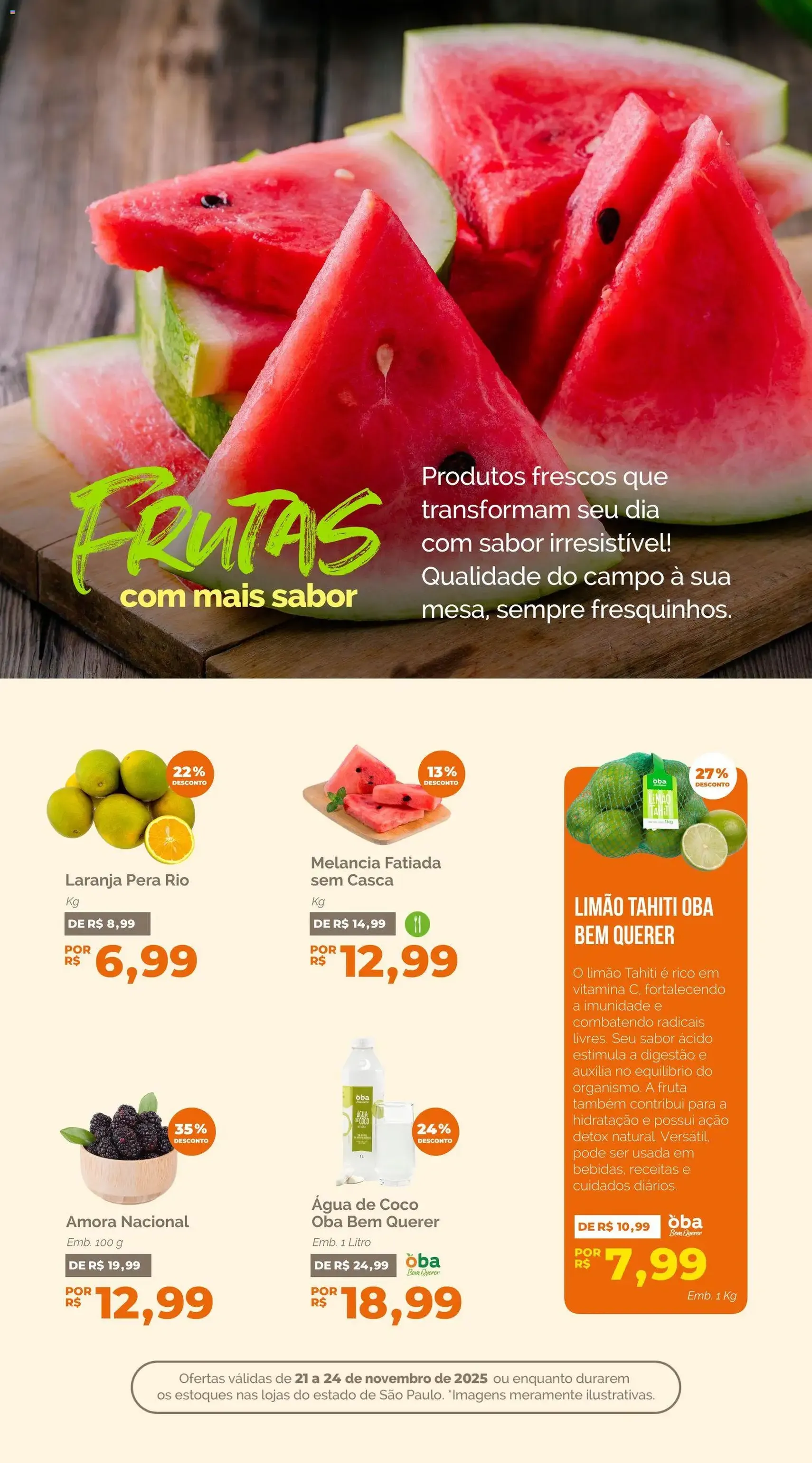 Oba Hortifruti - Ofertas da semana - folheto válido a partir de 21/11/2025 página 4 de 6