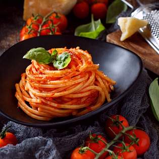 Recipe preview Spaghetti with tomato sauce