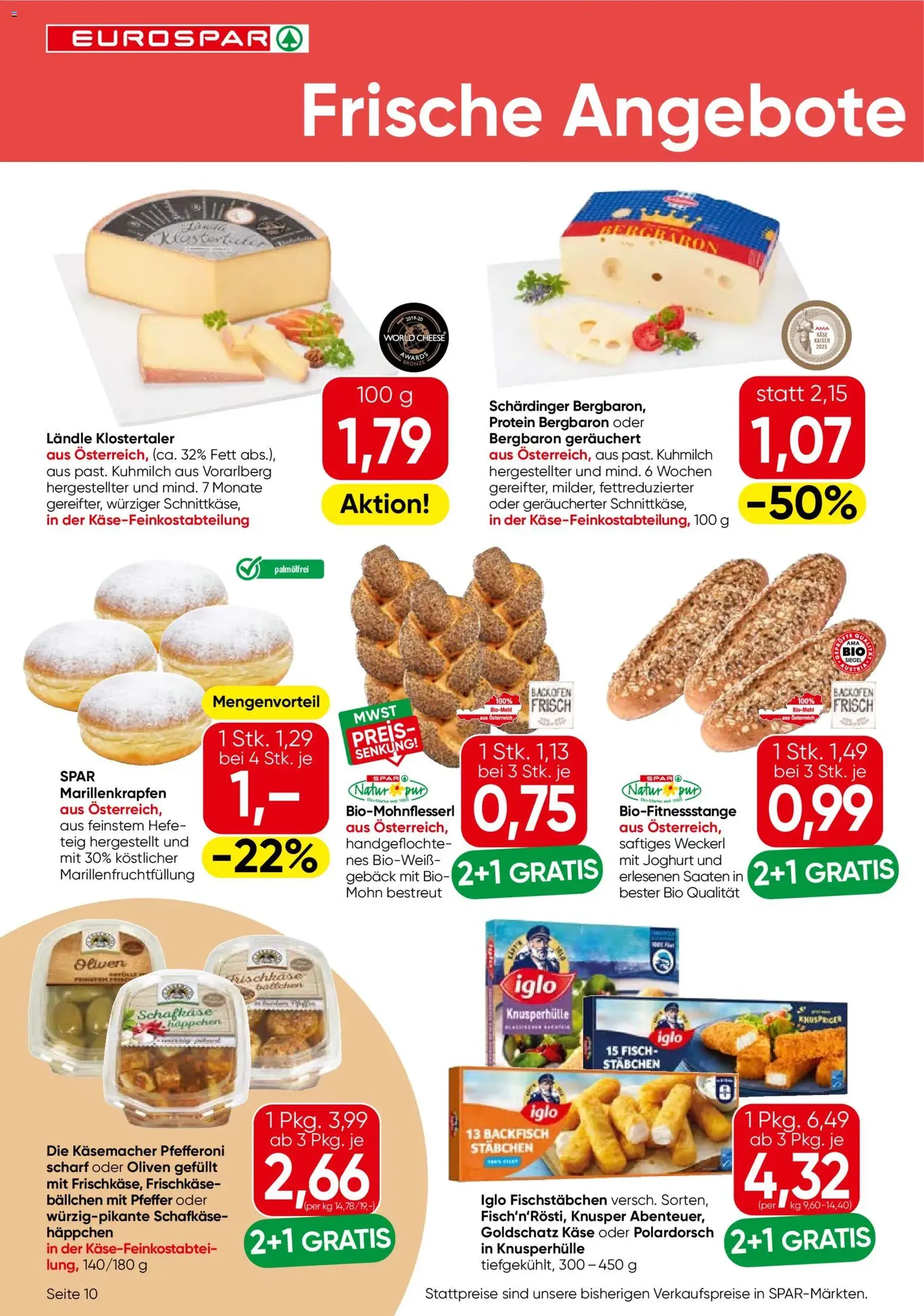 Eurospar Flugblatt - Gültiger Prospekt ab 08.10.2026, Seite 10 von insgesamt 16