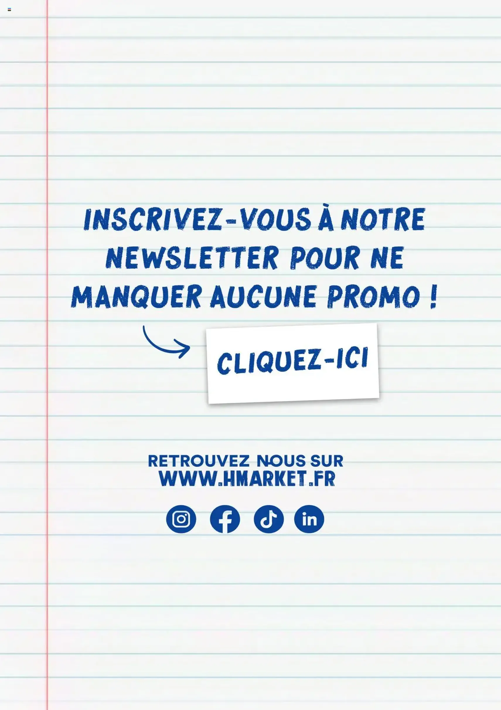 Hmarket catalogue - brochure valable à partir du 20/08/2025, page 16 sur 16 Hmarket catalogue - brochure valable à partir du 20/08/2025, page 16 sur 16