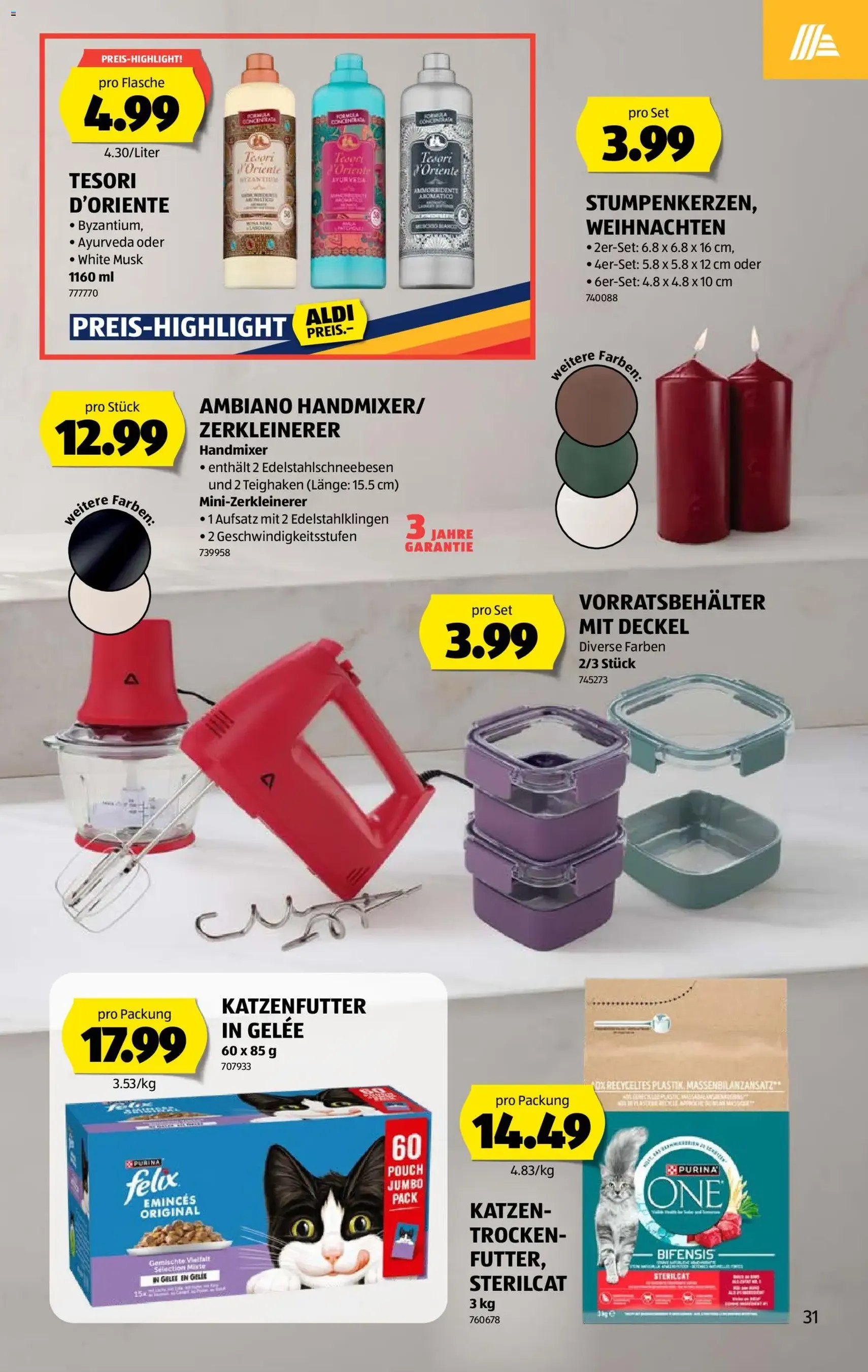 Aldi aktionen - Gültiger Prospekt ab 22.10.2026, Seite 31 von insgesamt 32
