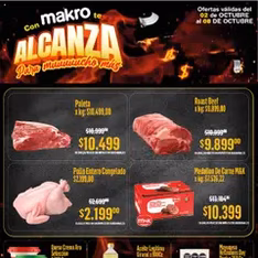 Vista previa del folleto Makro ofertas válido desde 02/10/2025