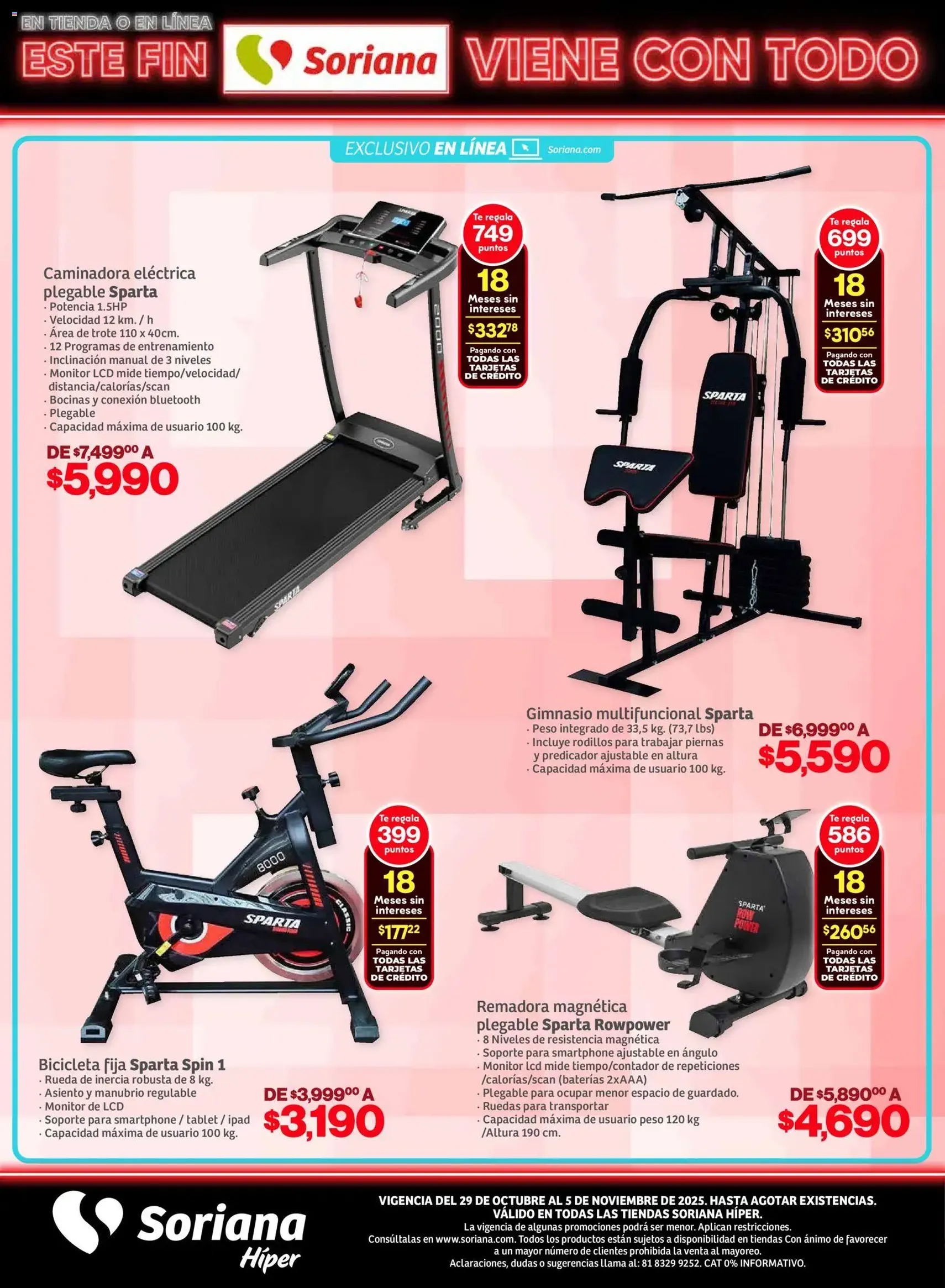 Soriana - Este fin Soriana viene con todo Híper Nacional - folleto válido desde 29/10/2025 página 35 de 35 Soriana - Este fin Soriana viene con todo Híper Nacional - folleto válido desde 29/10/2025 página 35 de 35