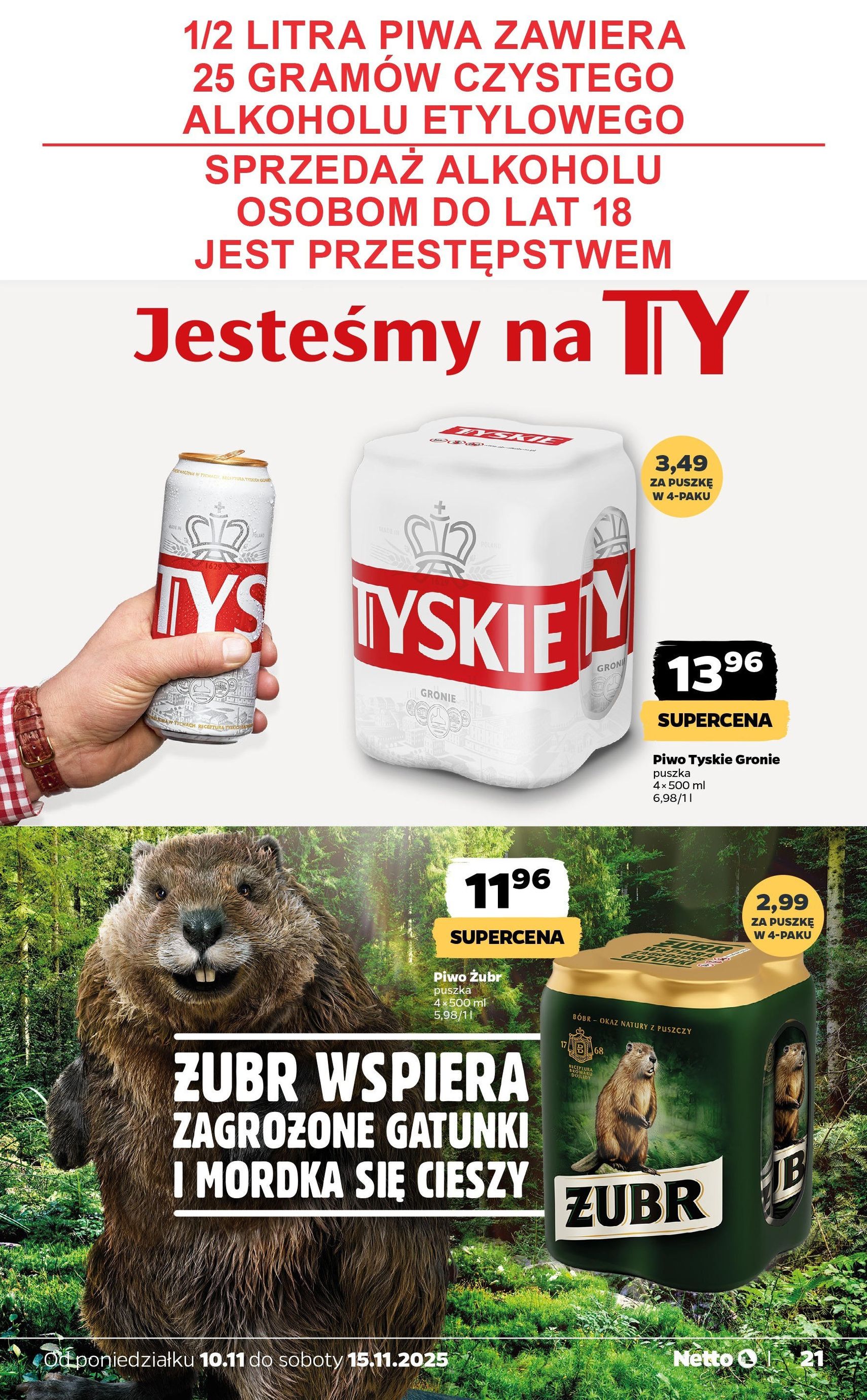 Netto gazetka - Spożywcza - ważny gazetka od 10.11.2025 strona 21 z 32
