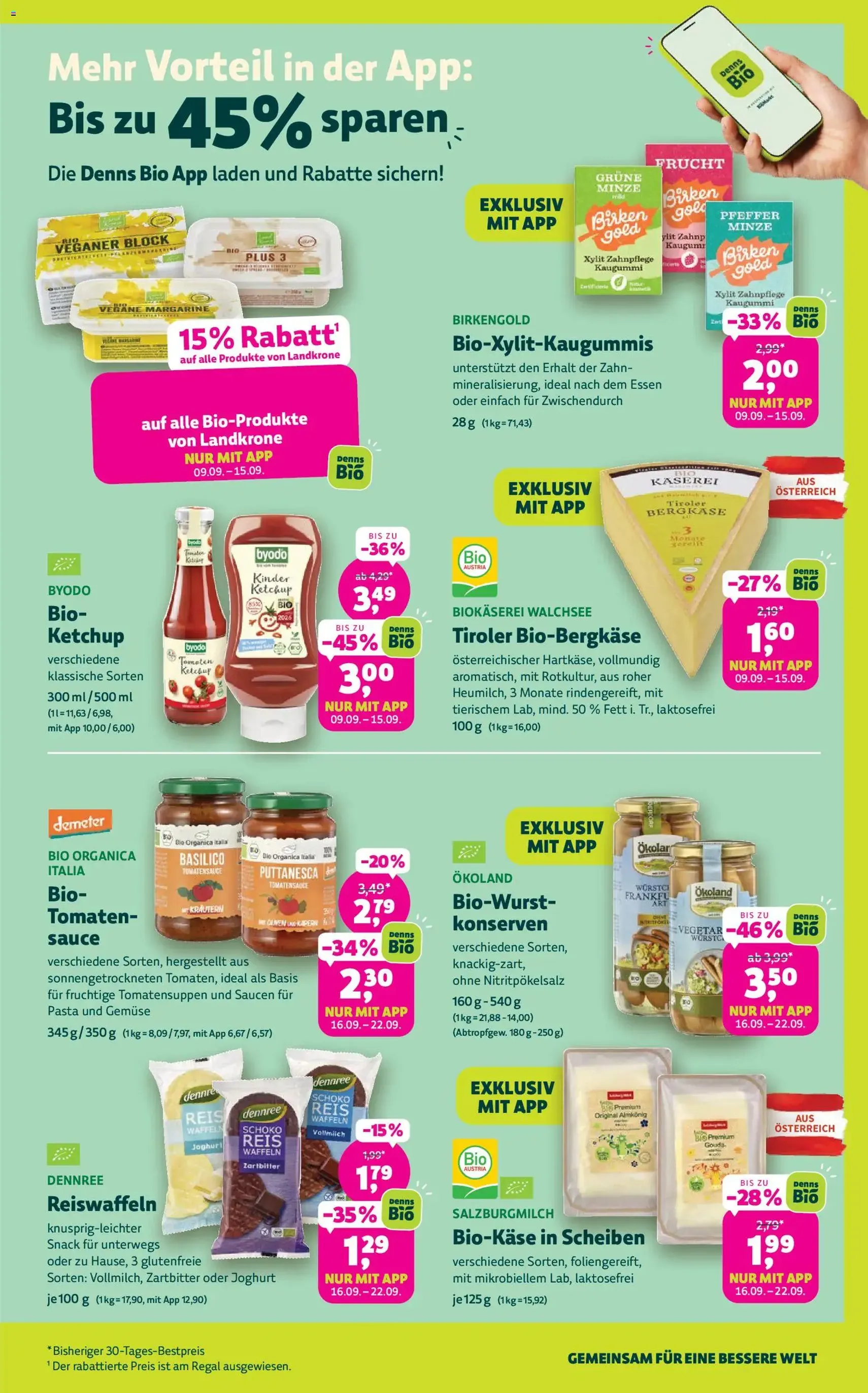 Denns BioMarkt Angebote - Gültiger Prospekt ab 09.09.2026, Seite 3 von insgesamt 14