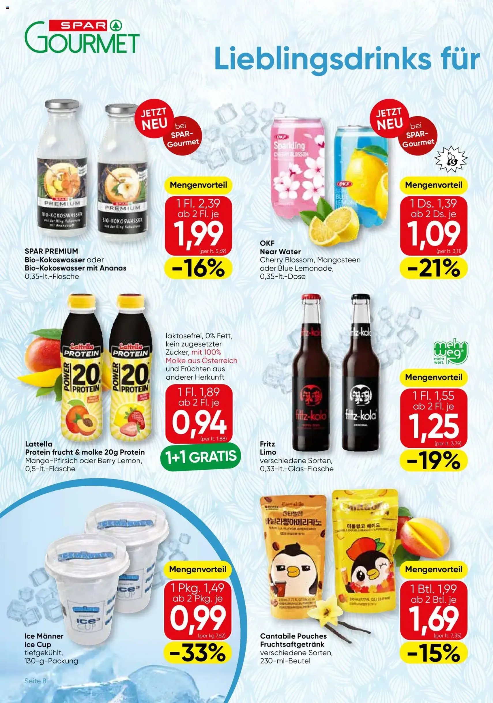 SPAR Gourmet Flugblatt - Gültiger Prospekt ab 27.08.2026, Seite 8 von insgesamt 12