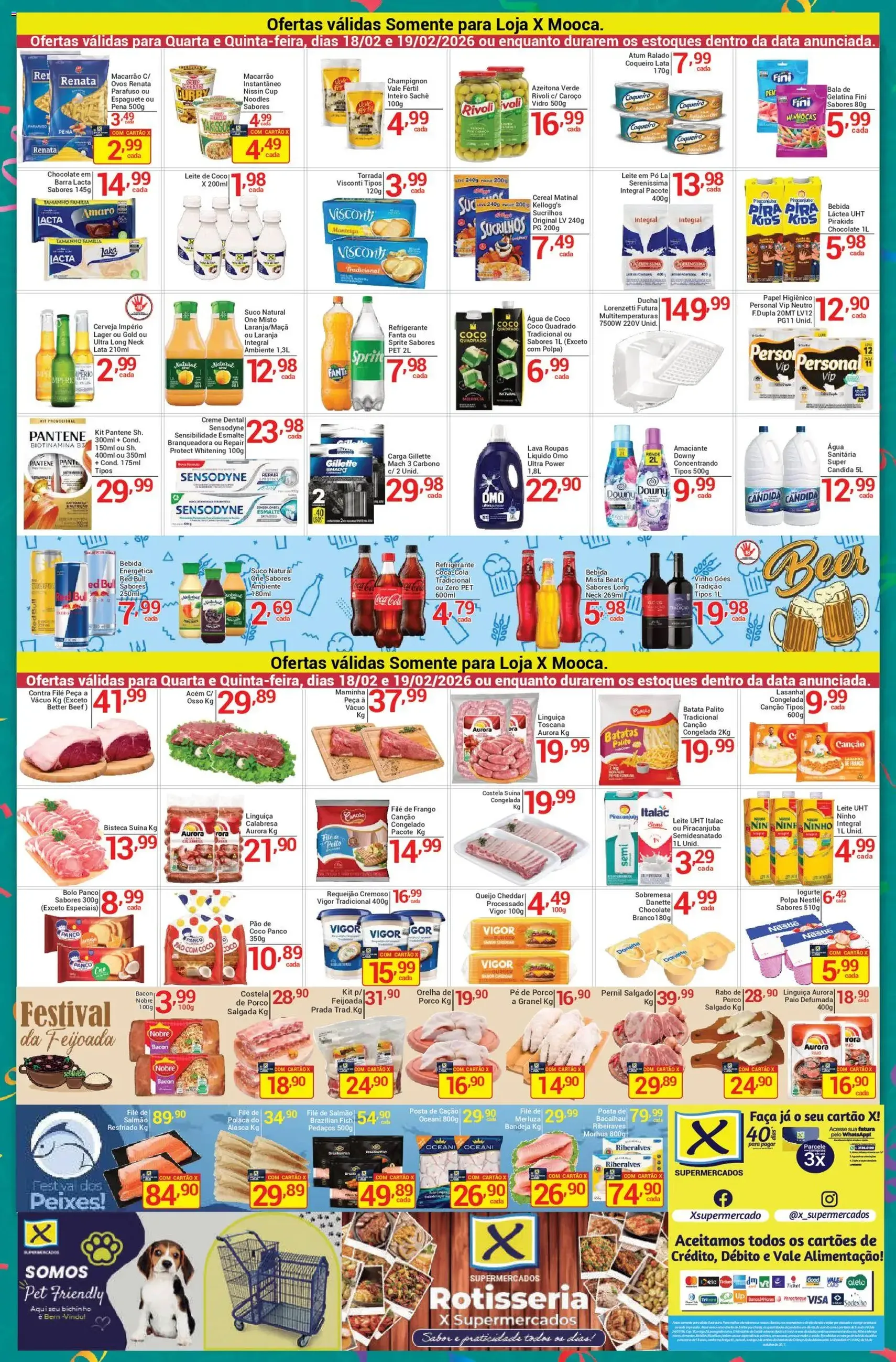 X Supermercados - Ofertas da semana - folheto válido a partir de 18/02/2026 página 2 de 2