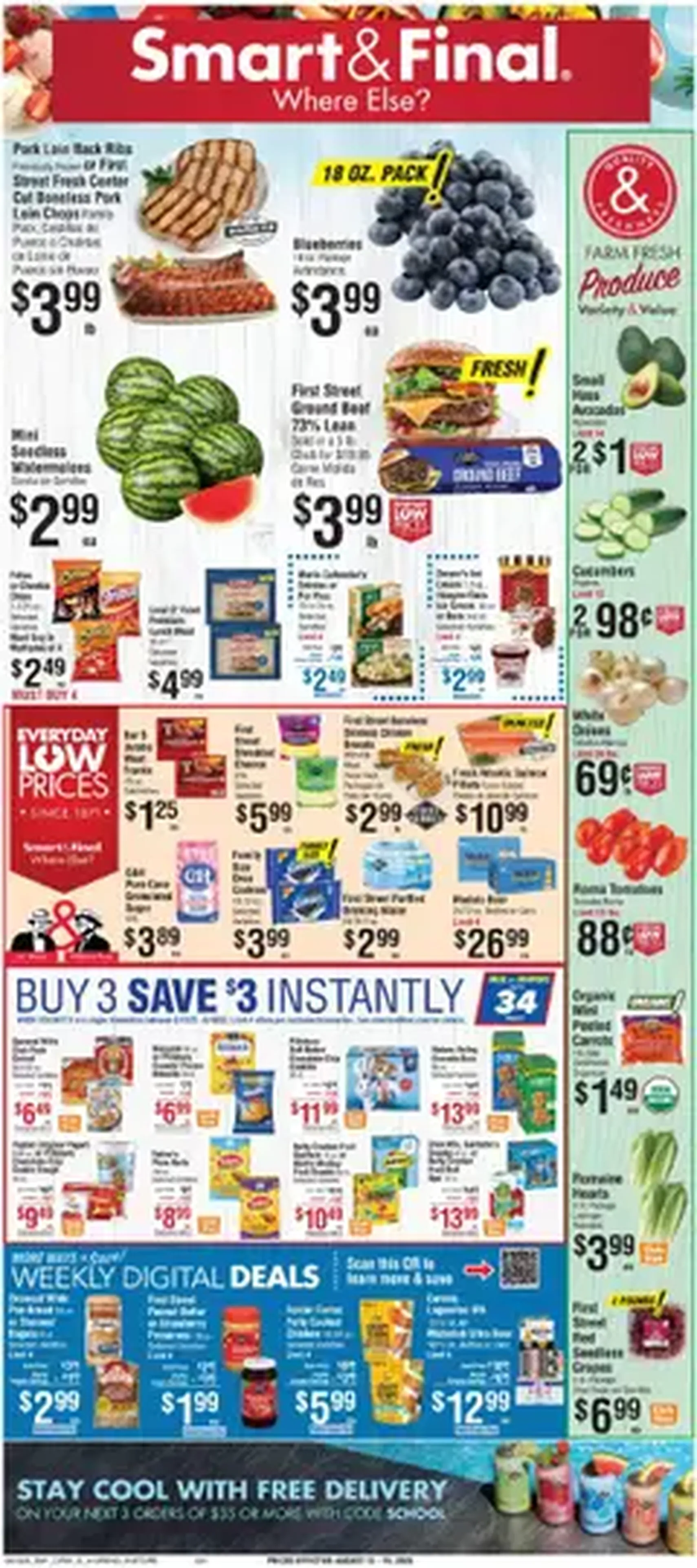 Smart & Final Weekly Ad - valid flyer from 08/13/2025, page 1 of 1