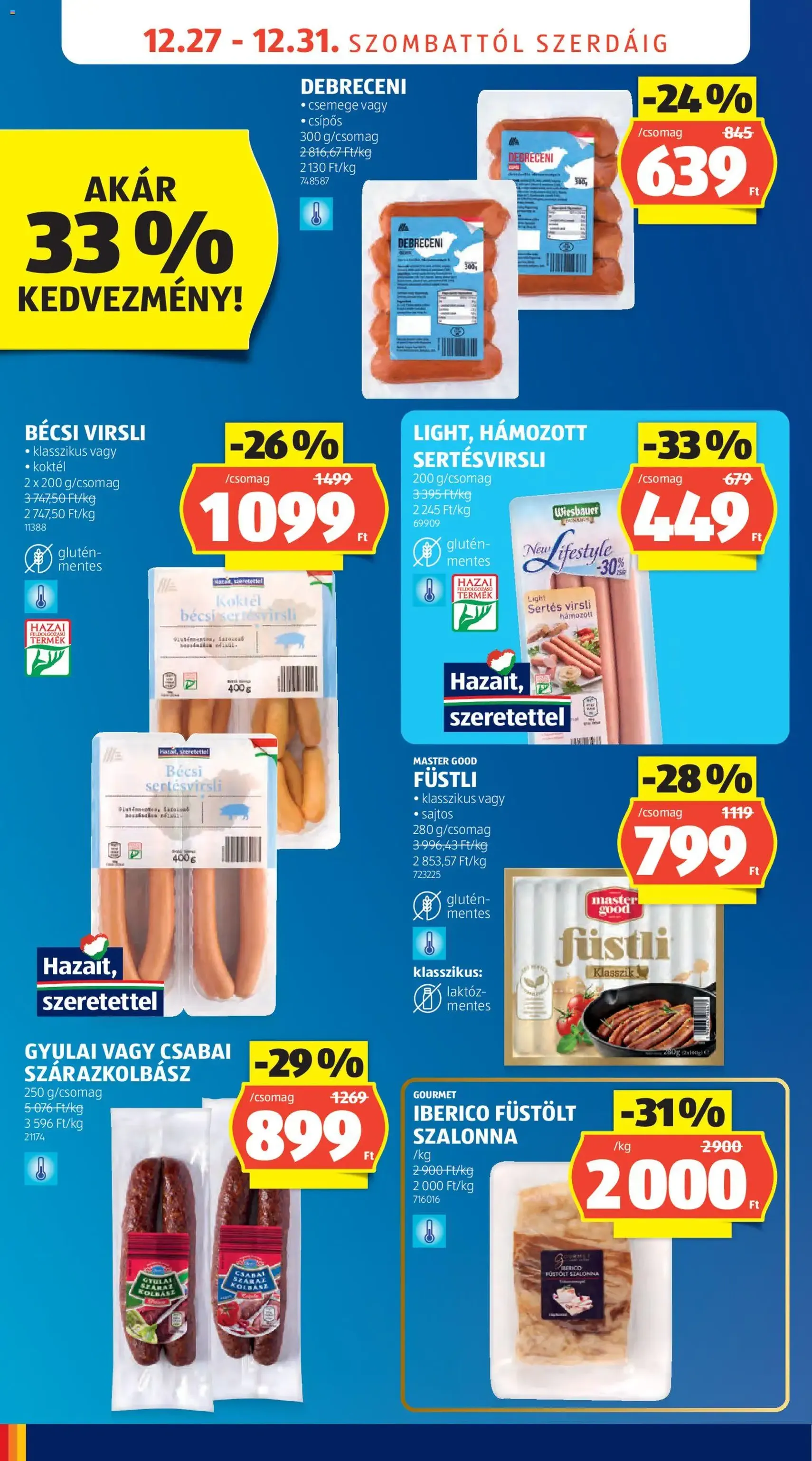 Aldi Akciós újság - 2025.12.27. érvényes szórólap 22 oldal 40 oldalból