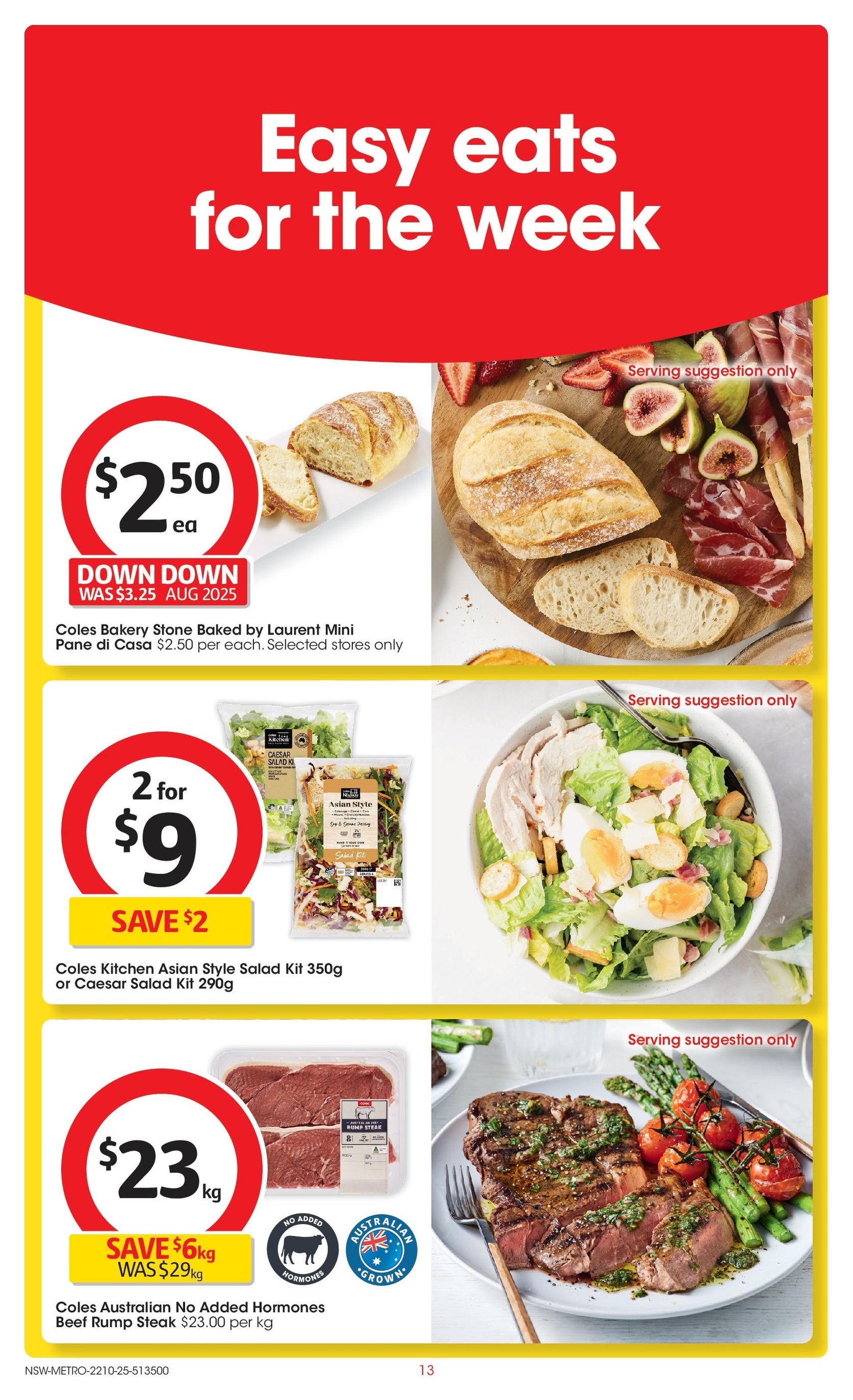 Coles Catalogue NSW - valid flyer from 22/10/2025, page 13 of 47 Coles Catalogue NSW - valid flyer from 22/10/2025, page 13 of 47