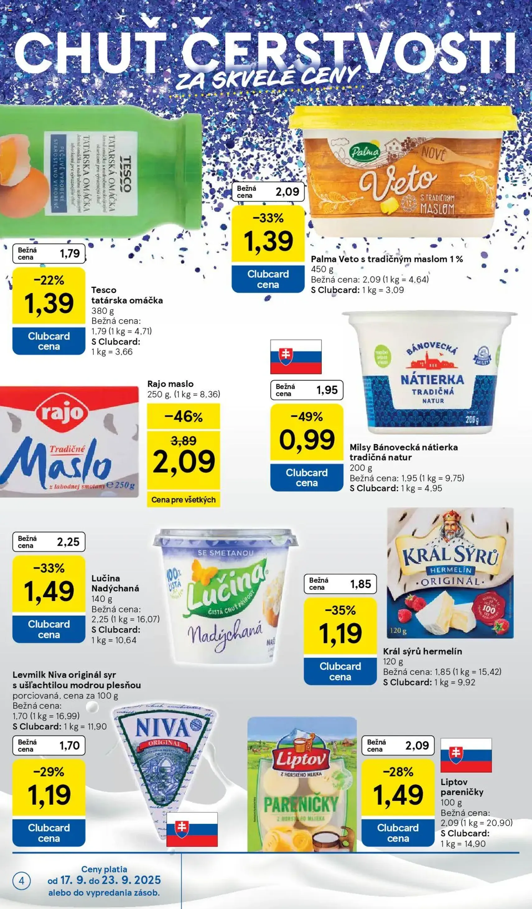 Tesco Hypermarket - leták - platný leták od 17.09.2025 strana 4 z 35
